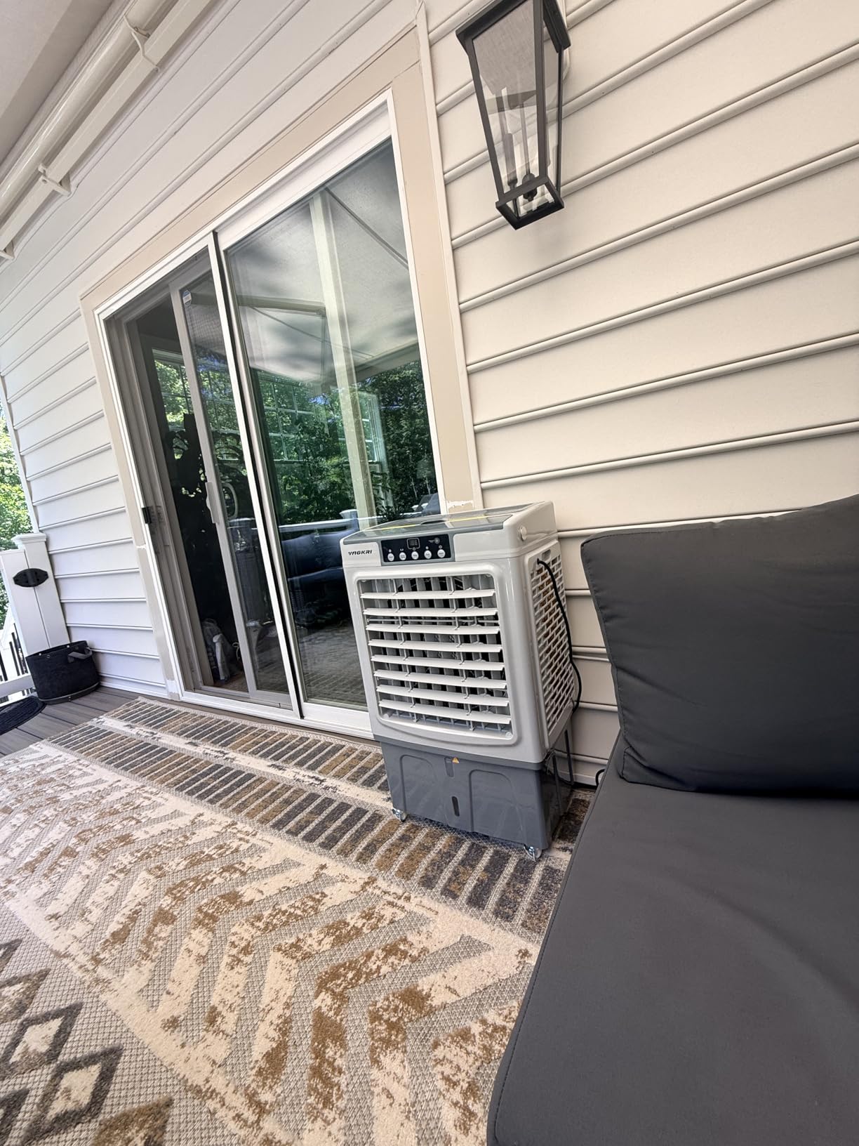 VAGKRI Swamp Cooler, 3100CFM Evaporative Air Cooler with 12 Gal Water Tank customer photo 2