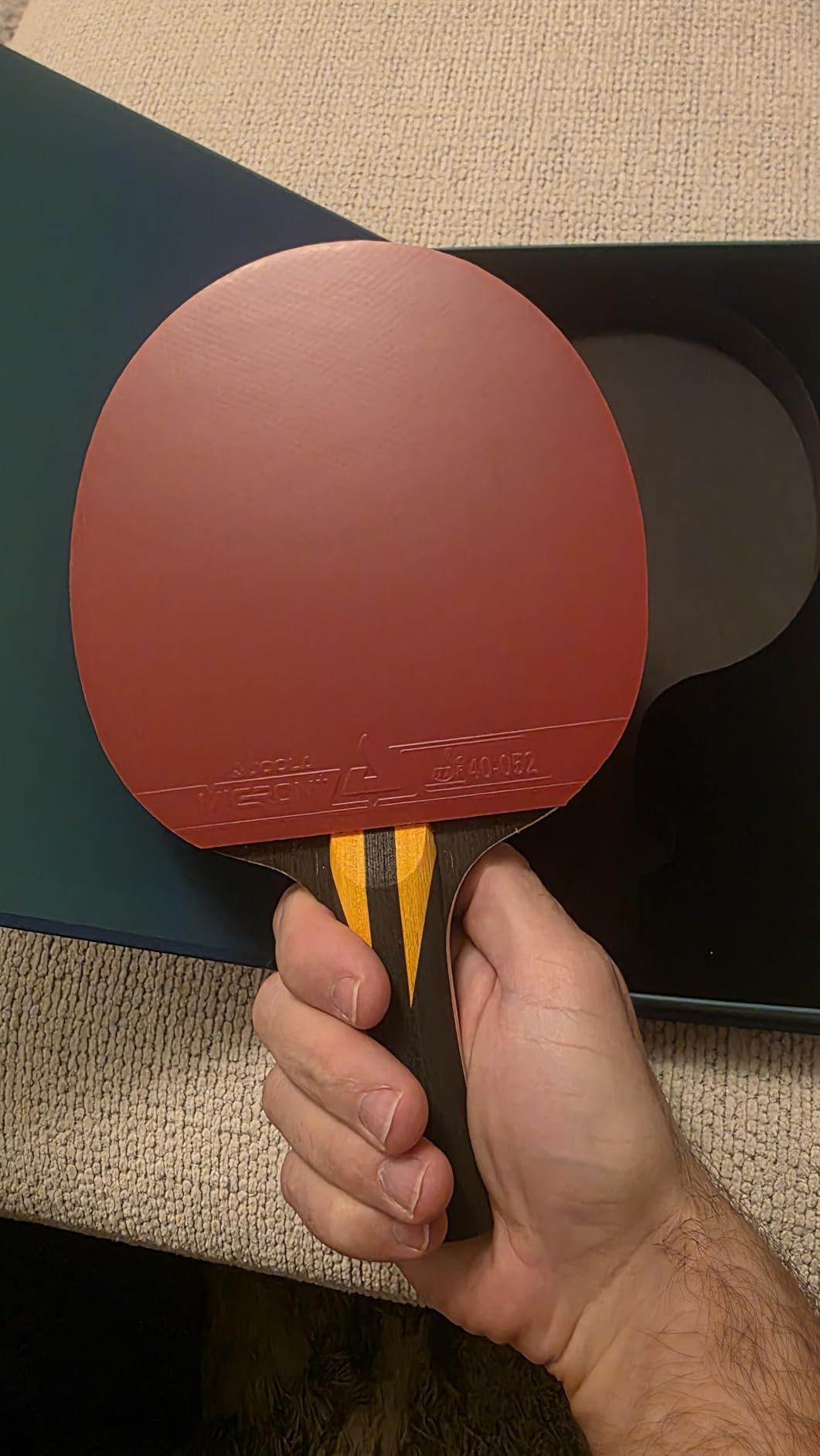 JOOLA Infinity Carbon Professional Ping Pong Paddles - Ergonomic Comfort Grip - ITTF Approved Rubbers - Professional Ping Pong Paddle for Advanced Control & Speed - Table Tennis Racket customer photo 2