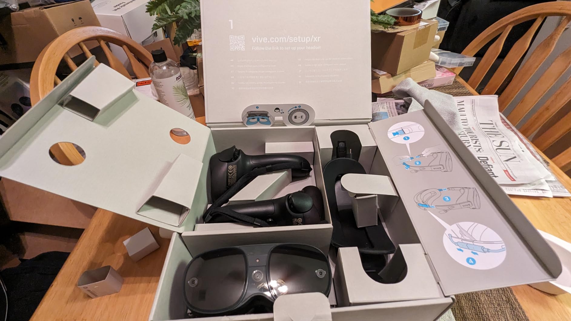 HTC Vive XR Elite Virtual Reality Headset + Controllers customer photo 1