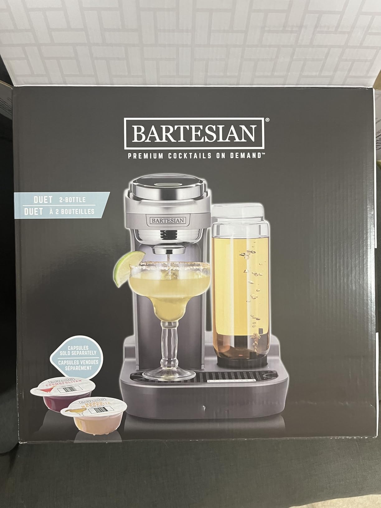Bartesian Duet Cocktail Machine and Margarita Maker - Compact Home Bartender Mixologist Drink Mixer customer photo 1