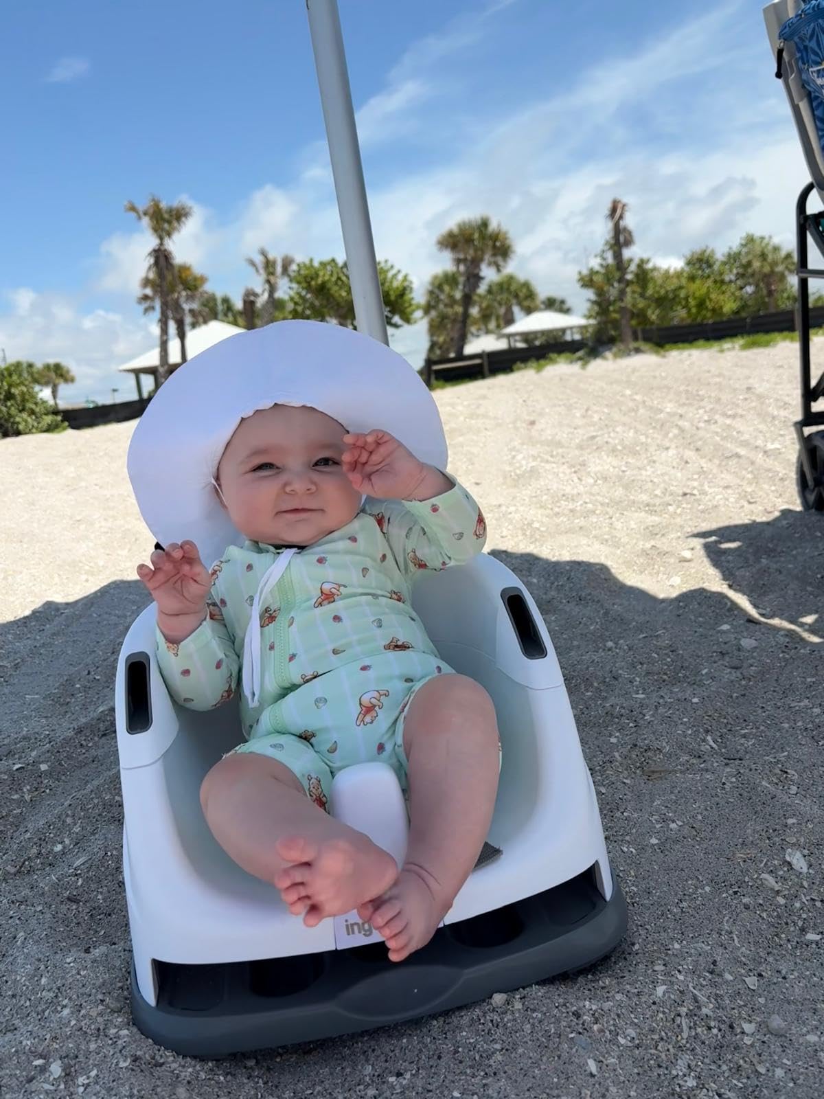 Ingenuity Baby Base 2-in-1 Booster Feeding and Floor Seat with Tray customer photo 1