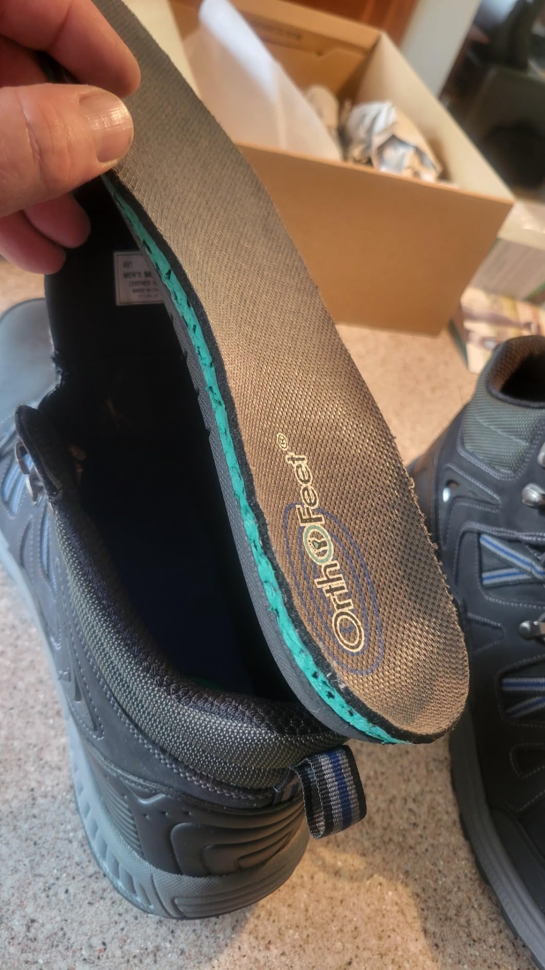 Orthofeet Ridgewood Orthopedic Men's Hiking Boots customer photo 2