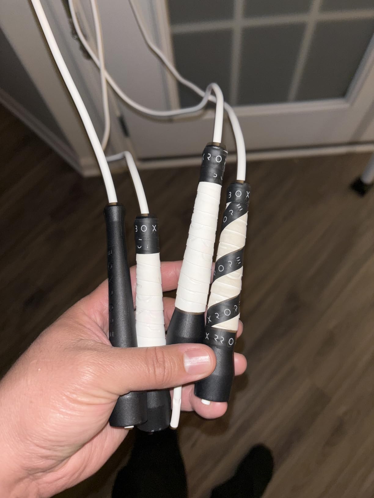 BOXROPE, A Jump Rope Made For Boxing, Tangle-Free, 15% Heavier Than A Normal PVC Rope customer photo 2