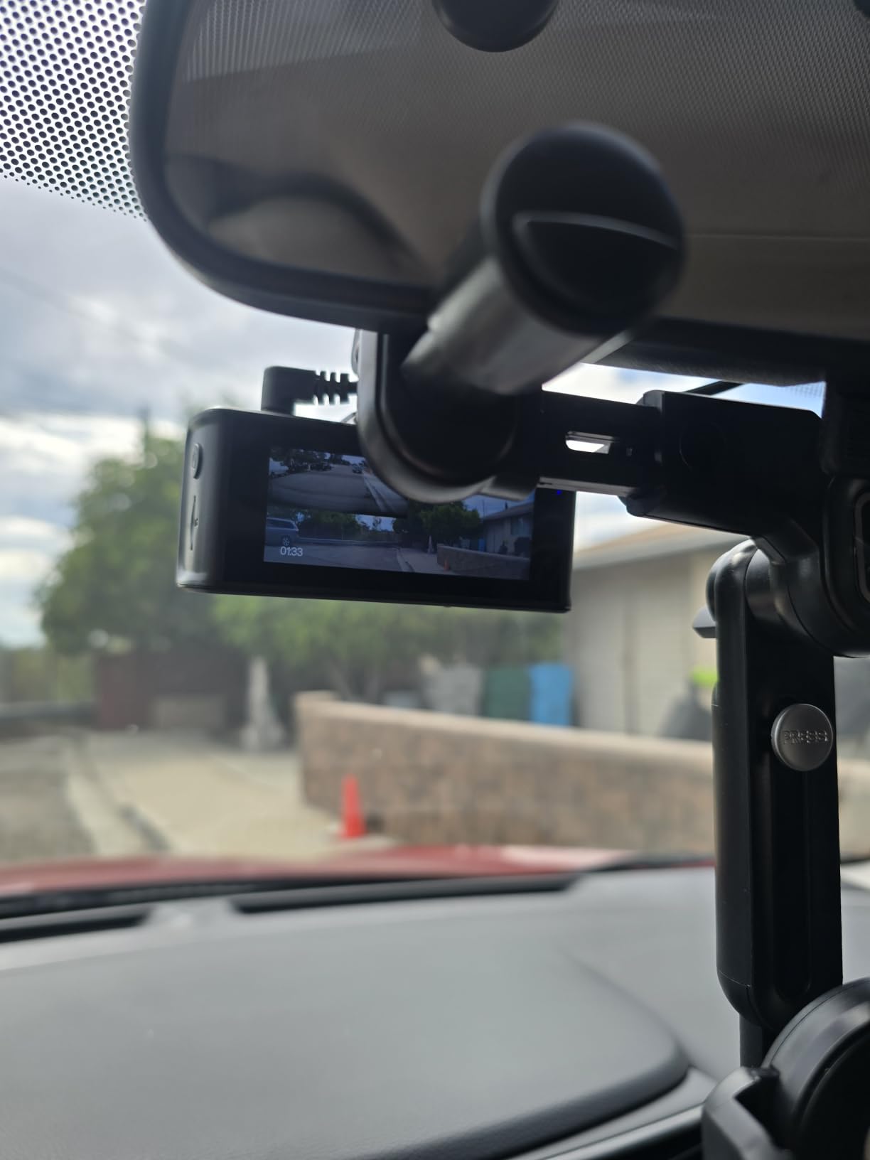 REDTIGER 4K STARVIS 2 Dash Cam Front Rear, 5GHz WiFi 20MB/s, Free 128GB Card | Voice Control, Touch Screen, GPS, Loop Recording, Parking Mode, Audio Recording, WDR Night Vision, Supercapacitor (F7N Touch) customer photo 2