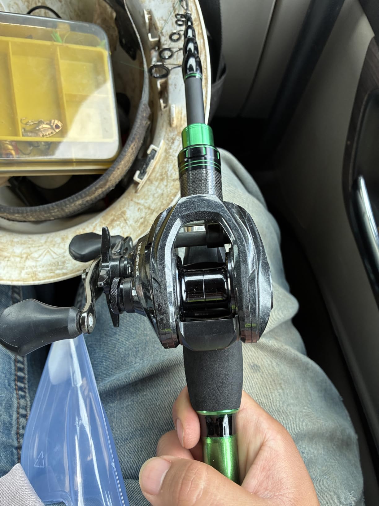 Telescopic Fishing Rod and Reel Combo, Spinning Travel Kit | Graphite Telescopic Fishing Rod, Collapsible Fishing Pole with Spinning Reel, Portable Travel Combo for Freshwater Saltwater customer photo 1