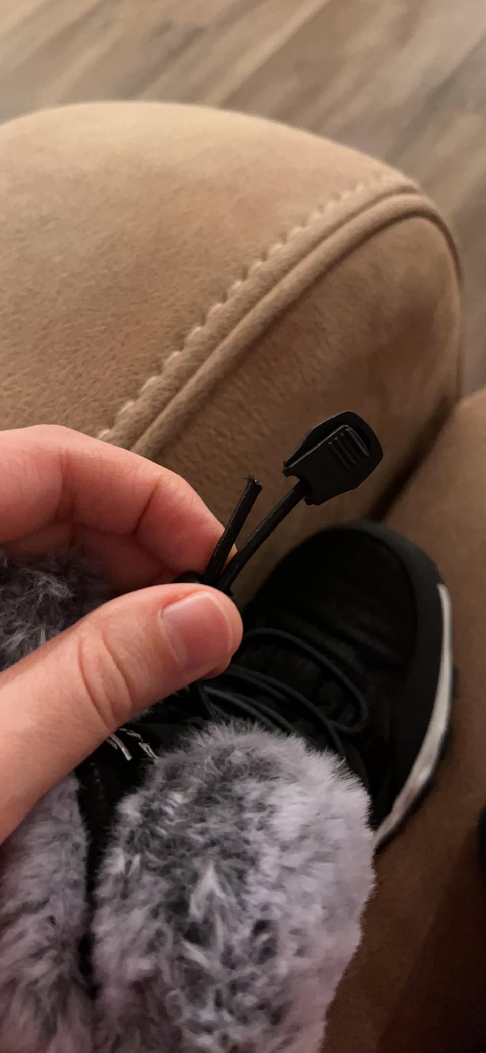 HOBIBEAR Kids Winter Snow Boots Waterproof Outdoor Warm Faux Fur Lined Shoes customer photo 2