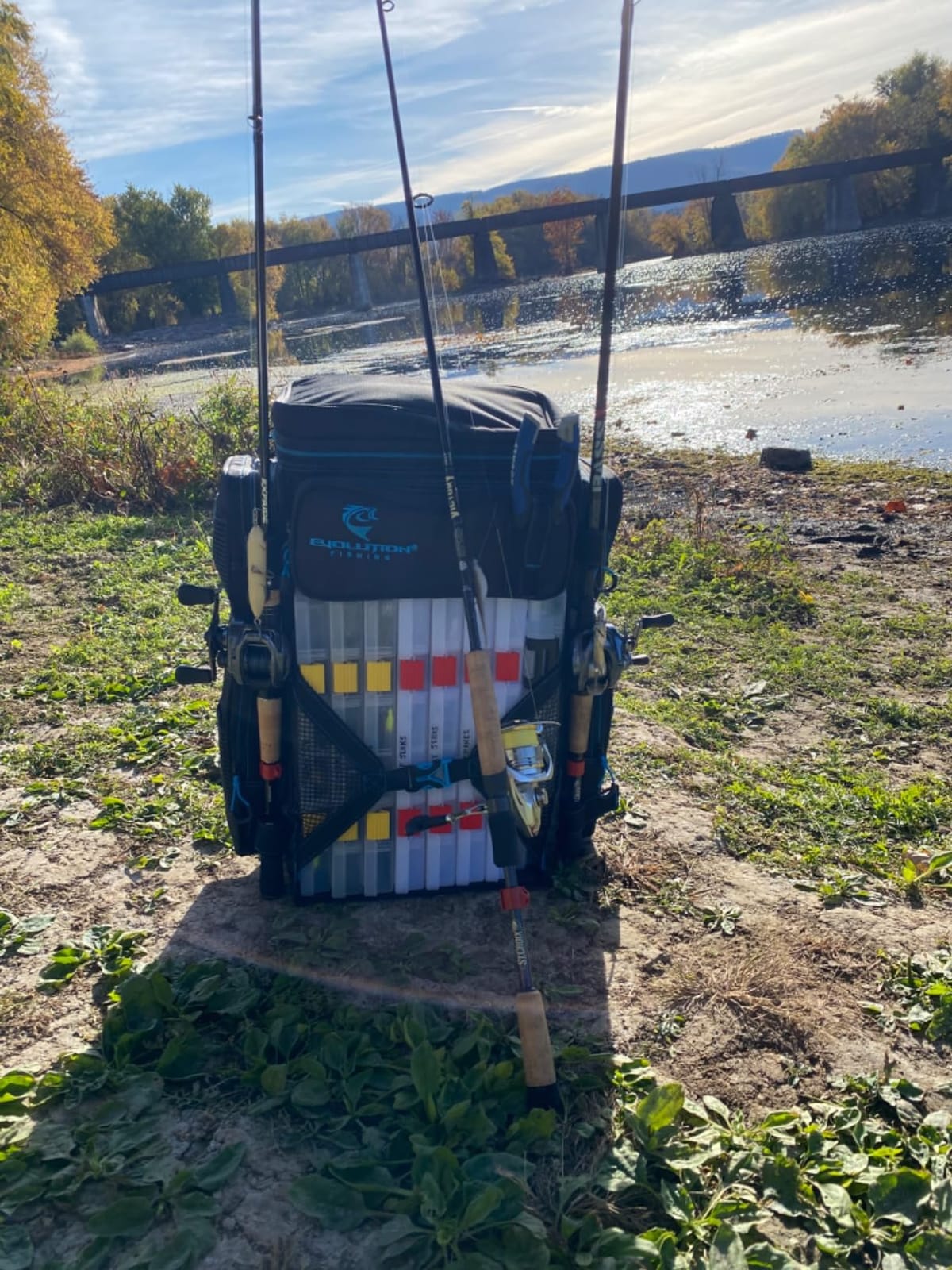 Evolution Fishing Drift Series Tackle Backpack, Outdoor Rucksack w/ 6 Fishing Tackle Trays, Heavy Duty customer photo 1