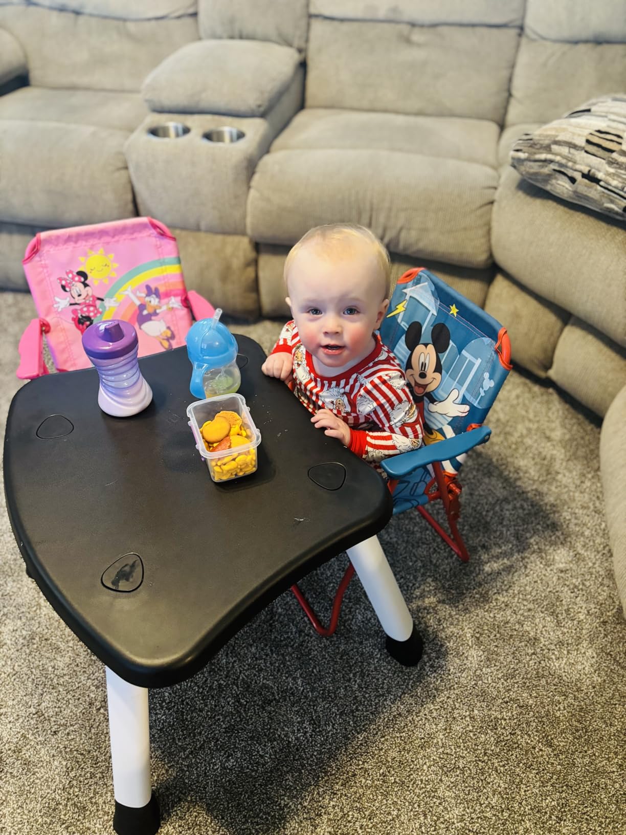 TODEFULL Baby High Chair, 8 in 1 Highchairs for Babies and Toddlers | Infant High Chair w/Removable Tray, Baby Eating Chair Convert to Dining Booster/Kids Building Block Table for Girls Boys customer photo 1