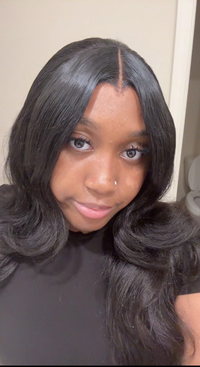 Pizazz 13x6 Body Wave Transparent Lace Front Wigs Human Hair Pre Plucked 180 Density HD Lace Frontal 9A Glueless Wigs with Baby Hair for Women 26Inch customer photo 1