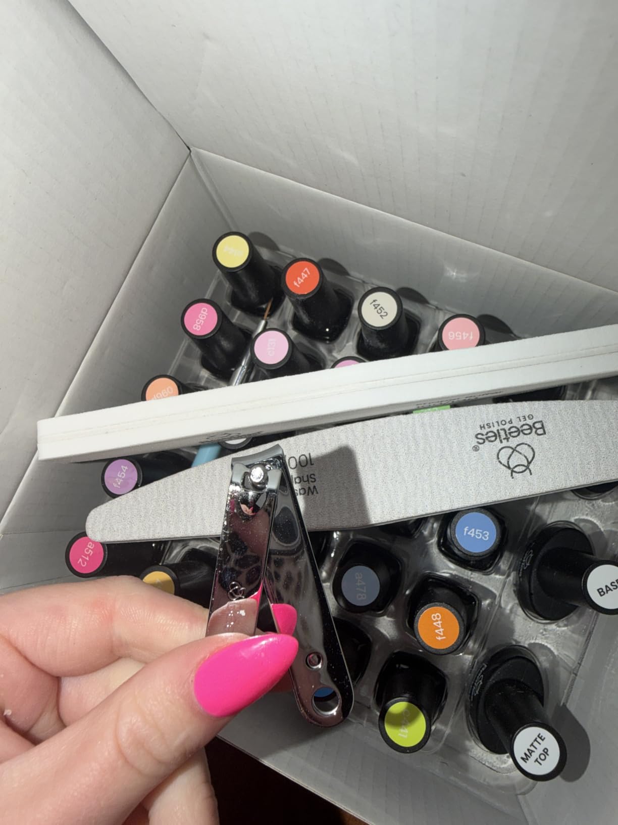 Beetles Gel Nail Polish Kit with UV Light, 99Pcs 55 Colors Gel Polish Kit customer photo 2