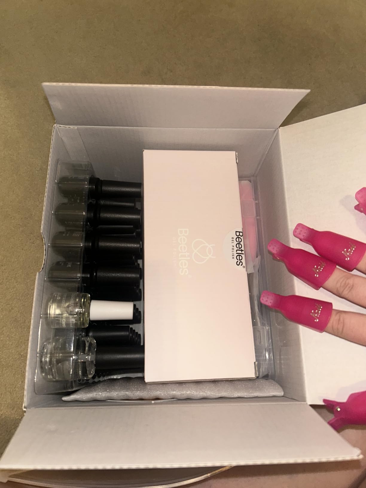 Beetles Gel Nail Kit with UV Light - 75PCS 45 Colors Gel Nail Polish Set customer photo 2