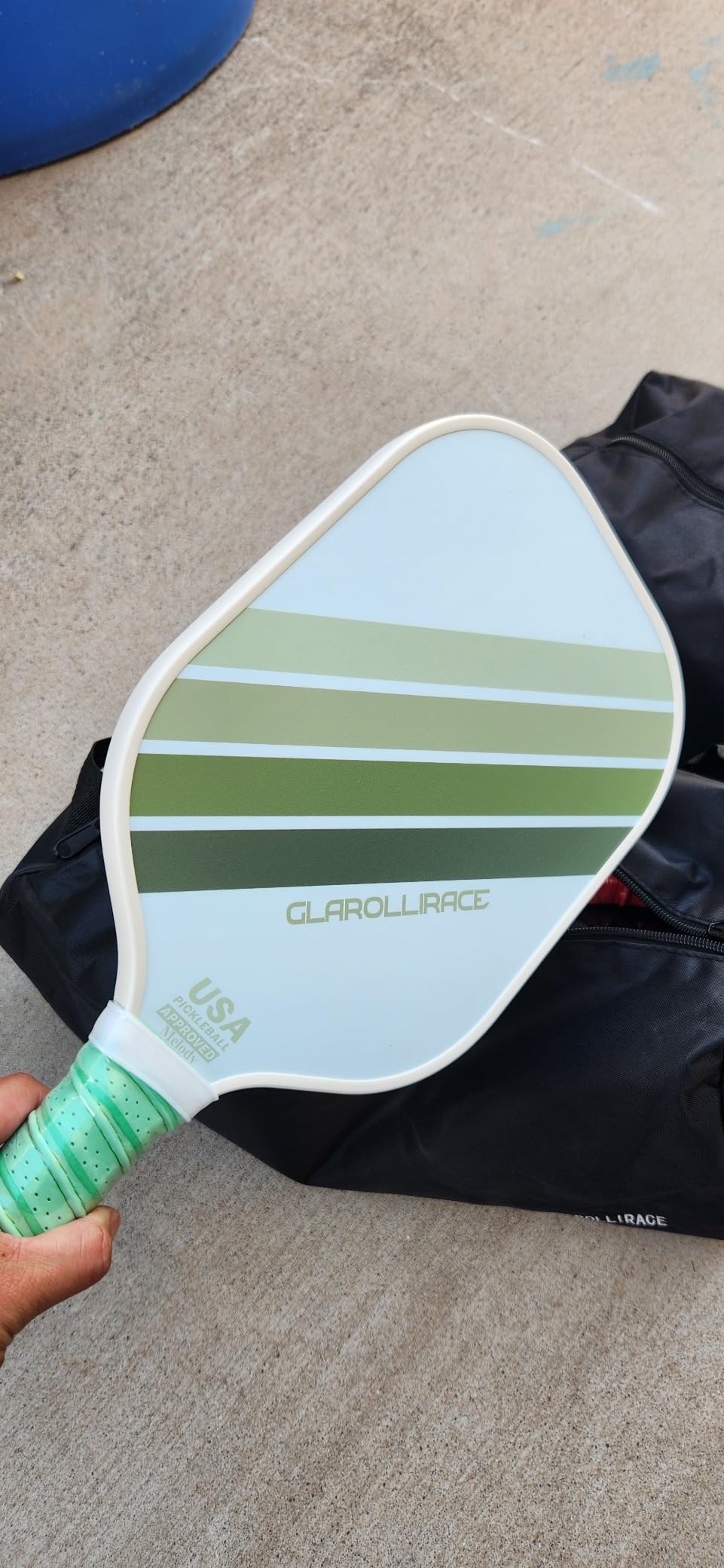 Pickleball Paddles Set of 2 | 4 Pickleball Rackets, USAPA Approved Pickleball Set, Fiberglass | Carbon Fiber Surface & 13 mm PP Honeycomb Core, 4 Indoor & Outdoor Pickle Balls customer photo 1