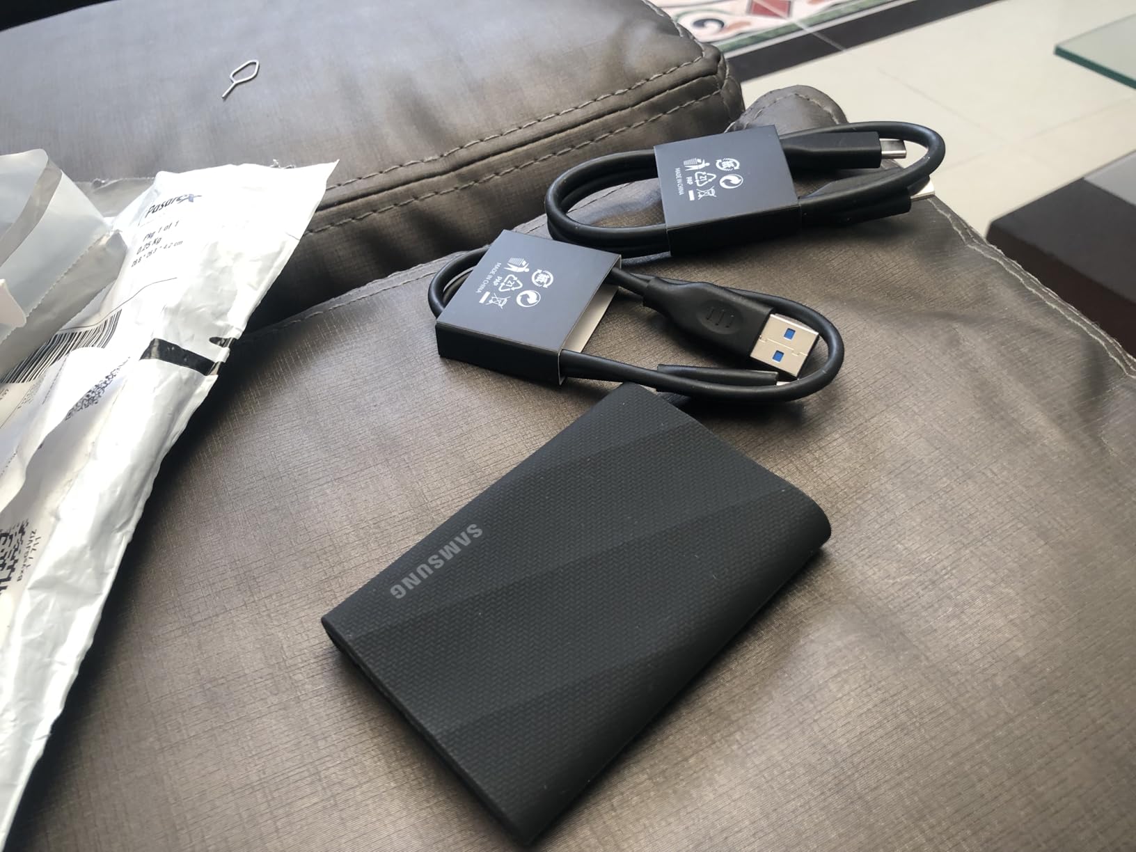 Samsung T9 Portable SSD 1TB, USB 3.2 Gen 2x2, Up to 2,000 MB/s customer photo 1