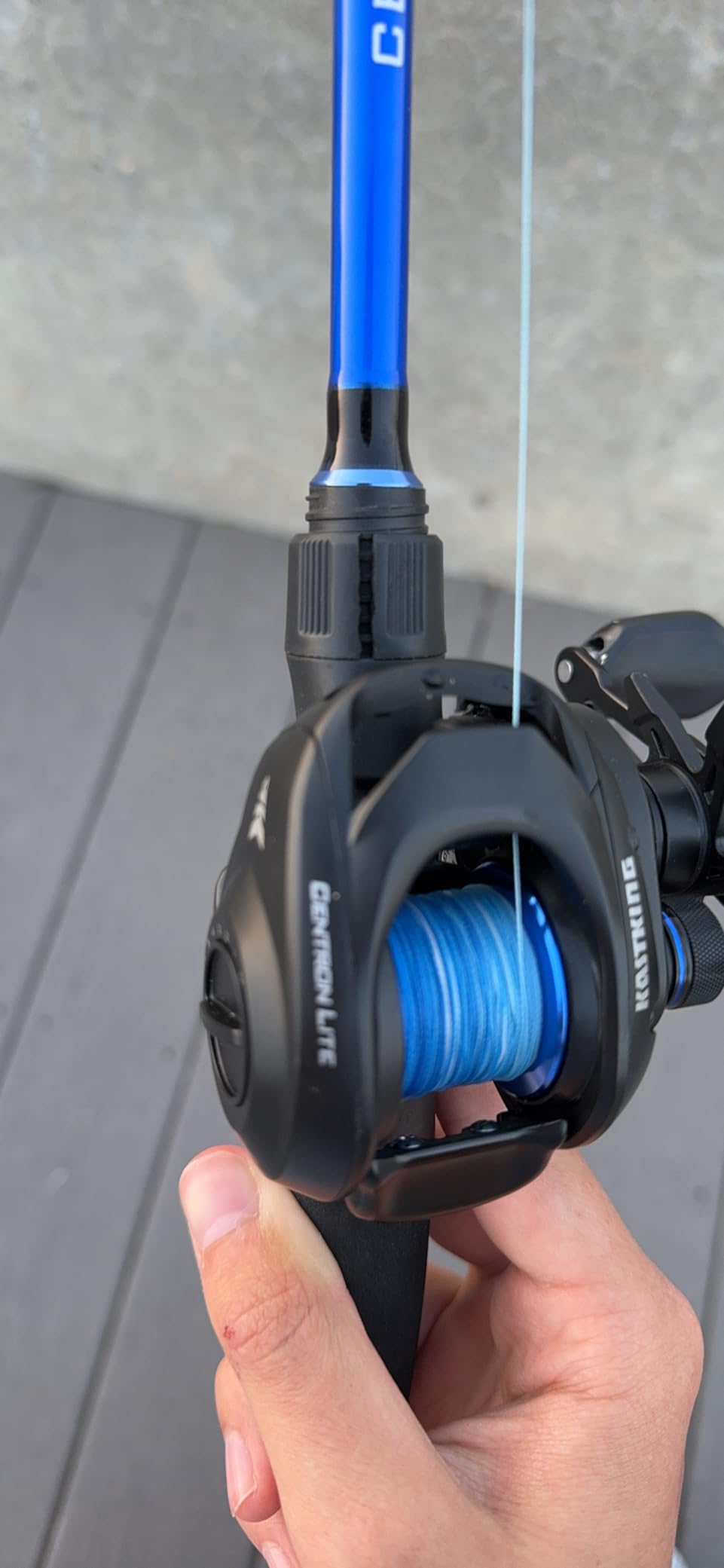 KastKing Centron Fishing Rod and Reel Combo, Baitcaster & Spinning Combo | 2-Piece Rod Blanks, Stainless Steel Guides with Ceramic Rings, EVA Handle with Fighting Butt,Freshwater Fishing customer photo 2