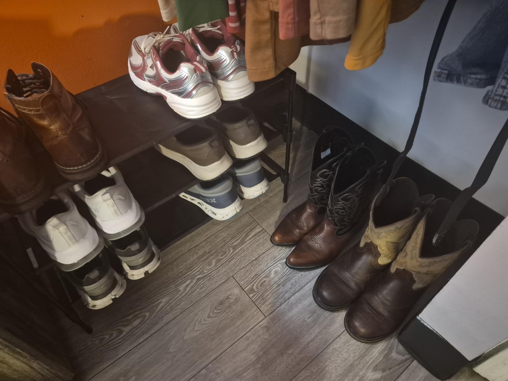Kitsure Shoe Rack - Non-Woven Shoe Rack Shelf, 27.5