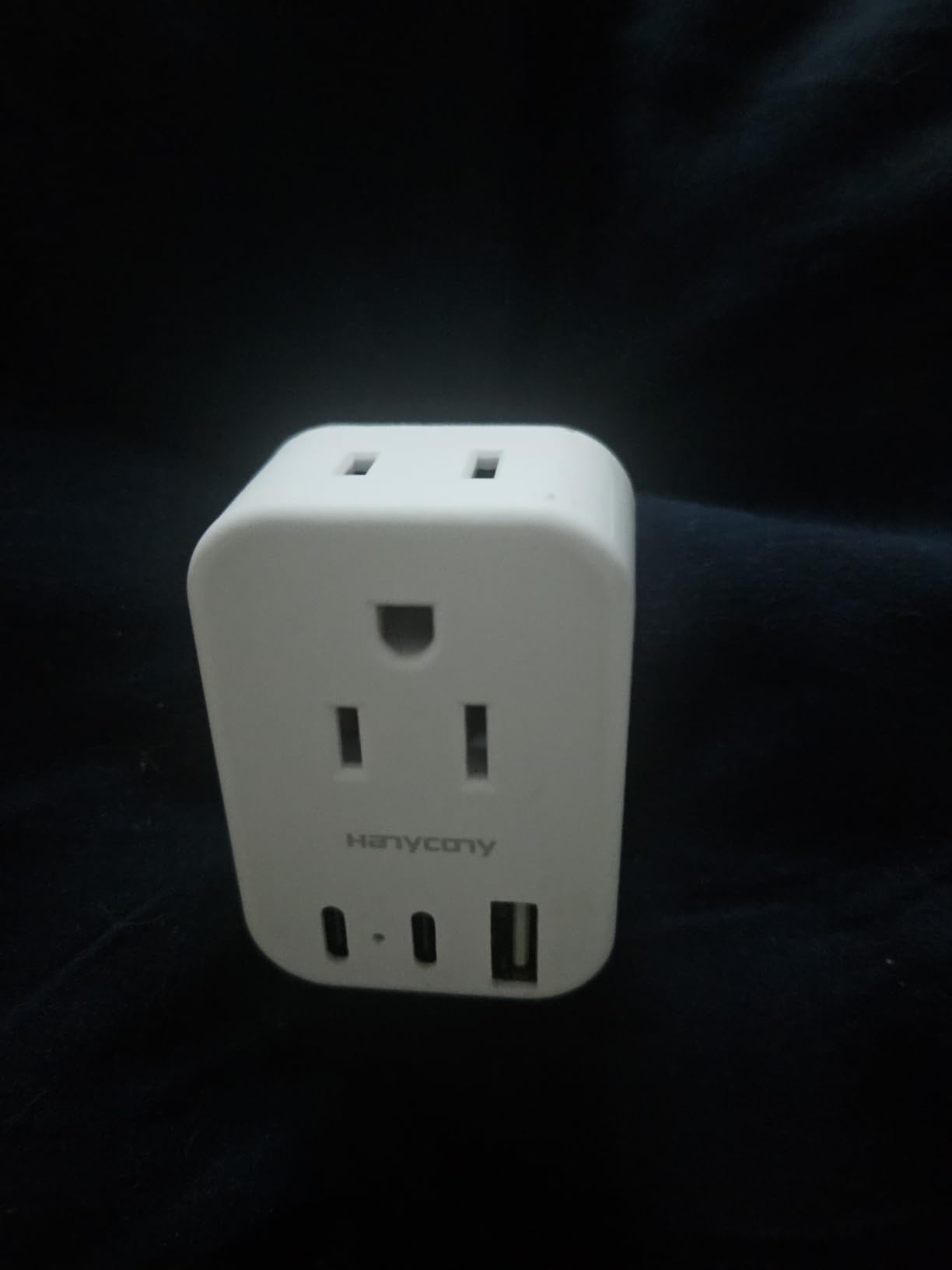 HANYCONY European Travel Plug Adapter, International Power Adapter, US to Europe, 2 Outlets 3 USB Ports (2 USB C), Type C Plug Adapter to Italy Spain France Portugal Iceland Germany customer photo 2