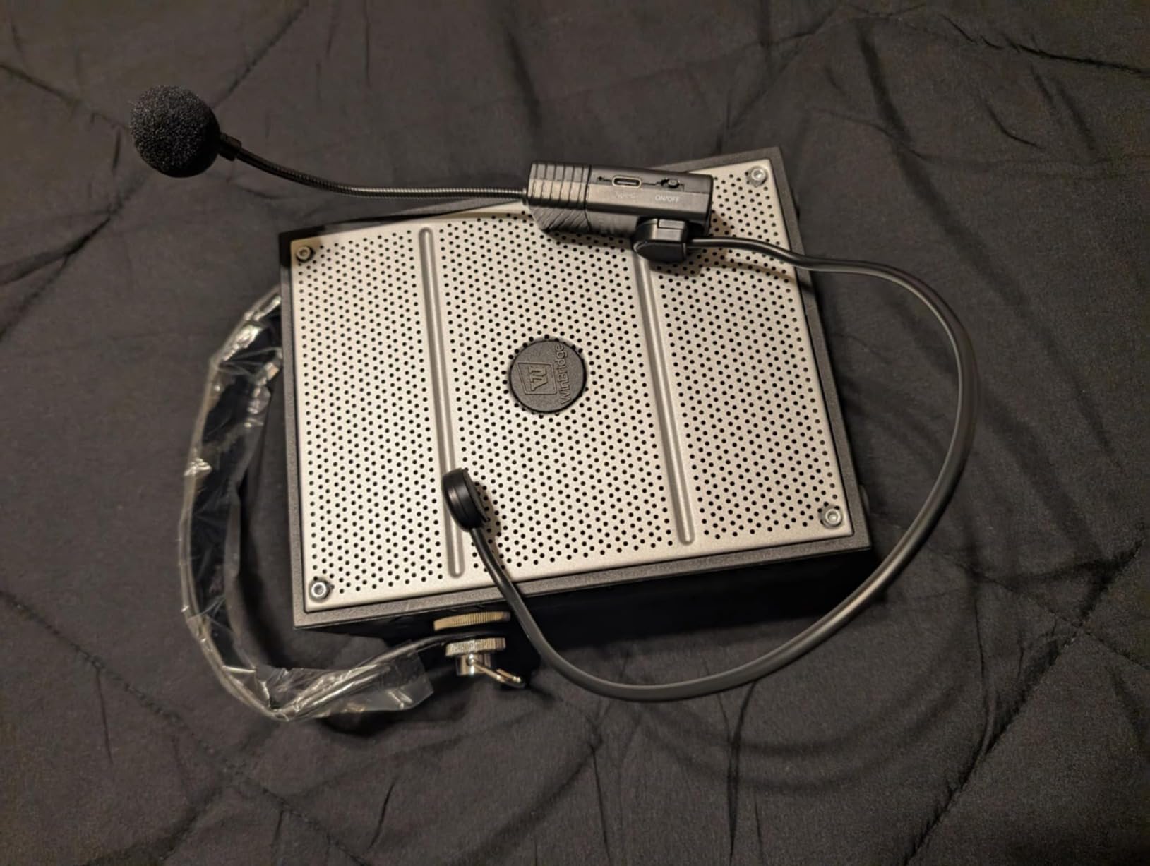 Voice Amplifier, 50W Bluetooth PA Speaker with Wireless Headset Mic | For Teachers, Trainers, Guides, Classrooms, Meetings & Events, Adjustable Shoulder Strap, All-Day Rechargeable, USB, TF & AUX customer photo 1