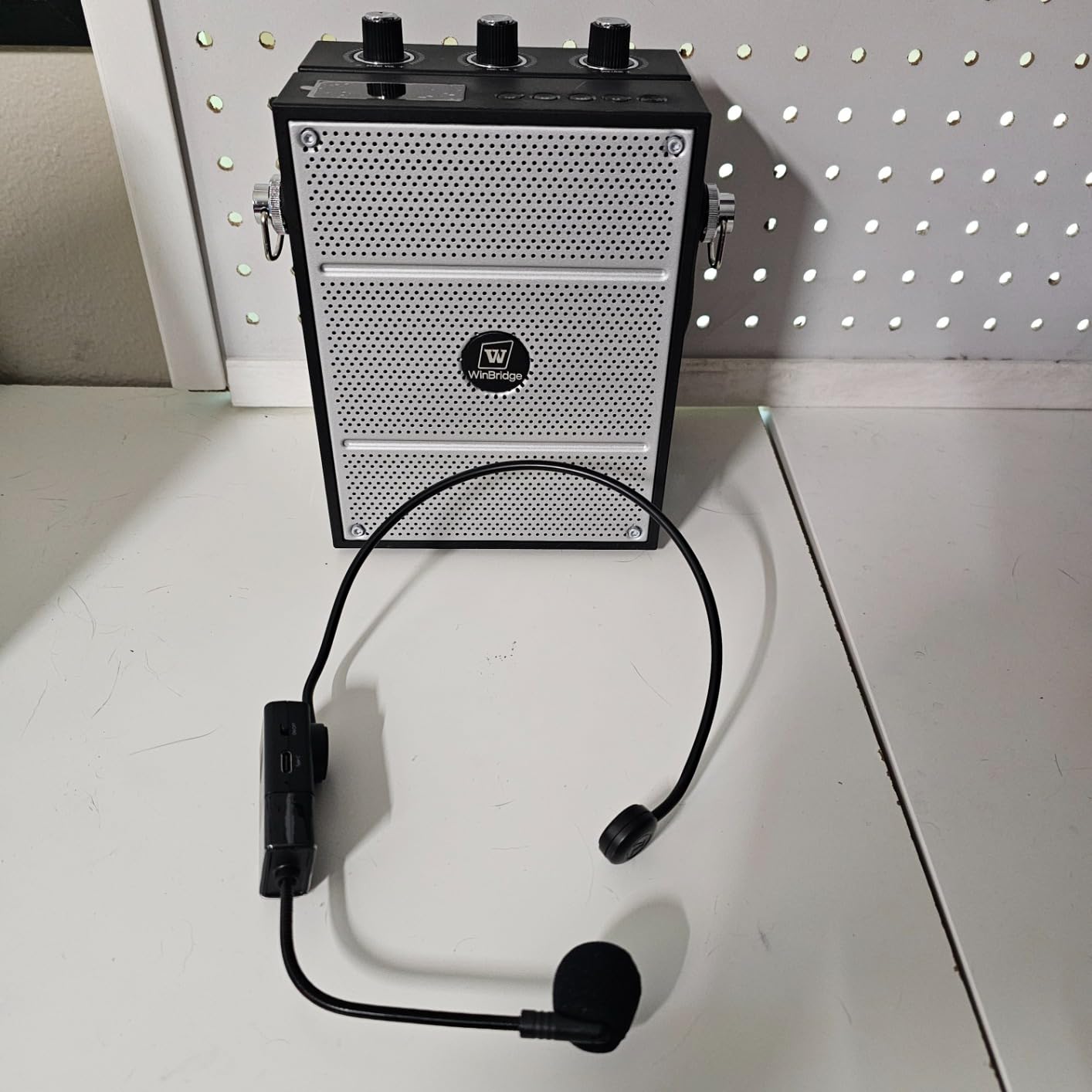 Voice Amplifier, 50W Bluetooth PA Speaker with Wireless Headset Mic | For Teachers, Trainers, Guides, Classrooms, Meetings & Events, Adjustable Shoulder Strap, All-Day Rechargeable, USB, TF & AUX customer photo 2