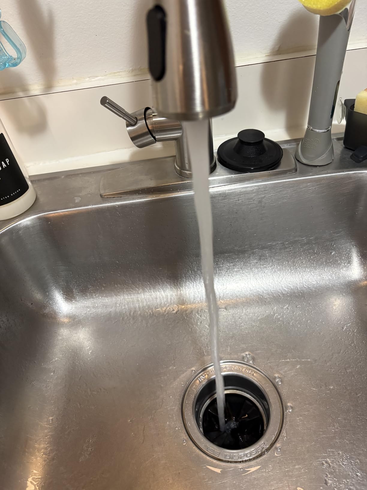 FORIOUS Touchless Kitchen Faucet with Pull Down Sprayer, Brushed Nickel customer photo 2
