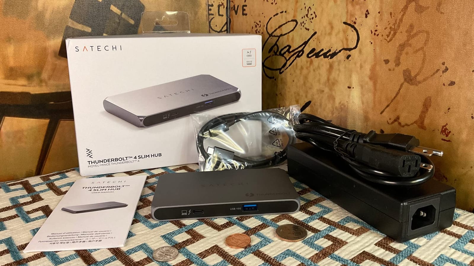 Satechi Thunderbolt 4 Dock Slim Hub Pro, USB C 100W Charging, Single 8K or Dual 4K Display, 4 Thunderbolt 4 Ports, USB 3.2 Gen2, for Mac/Windows, MacBook Air/Pro, Dell, Surface, Lenovo customer photo 1