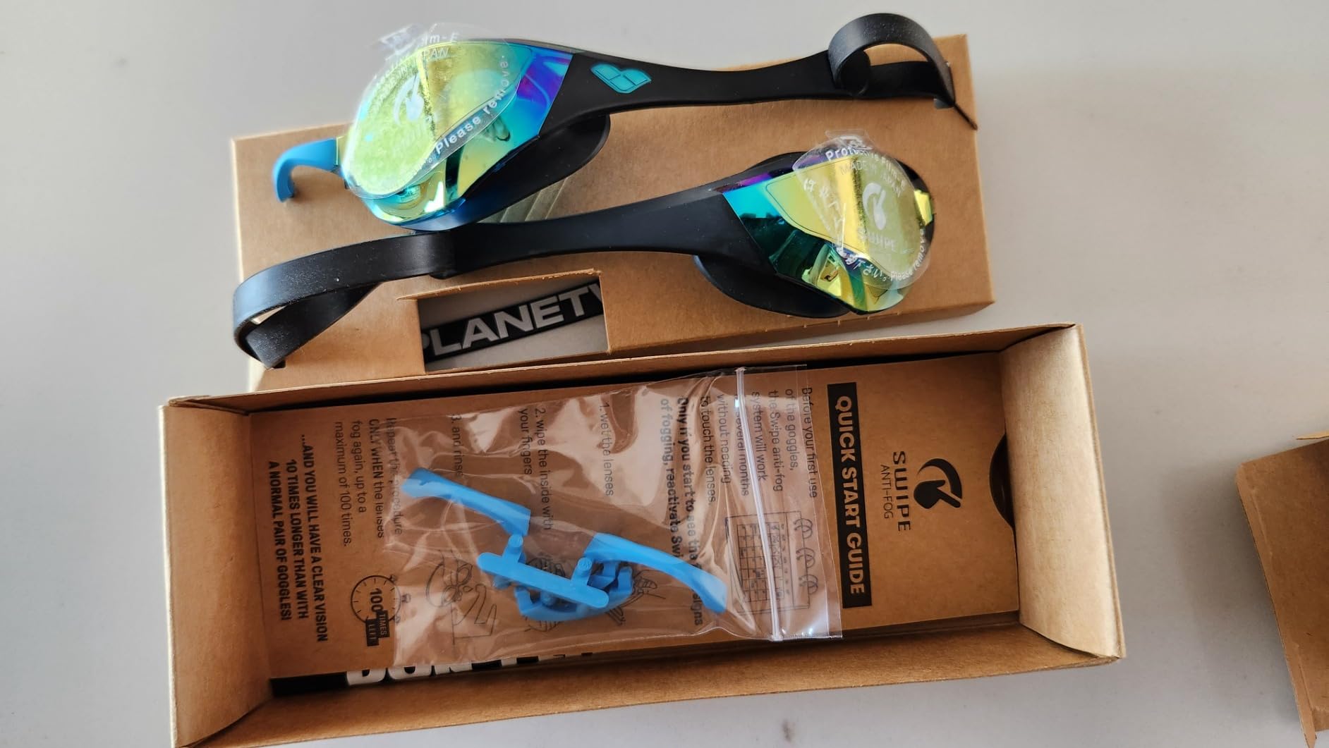ARENA Unisex Cobra Edge Swipe Anti-Fog Racing Swim Goggles customer photo 1