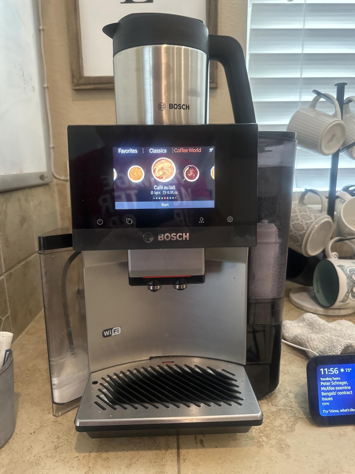 Bosch 800 Series Fully Automatic Coffee, Espresso Machine - Silver | Double Cup, Touchscreen, Large Bean Capacity, 36 Drinks, Cold Brew, Save up to 30 Profiles - Integrated Milk Container customer photo 2