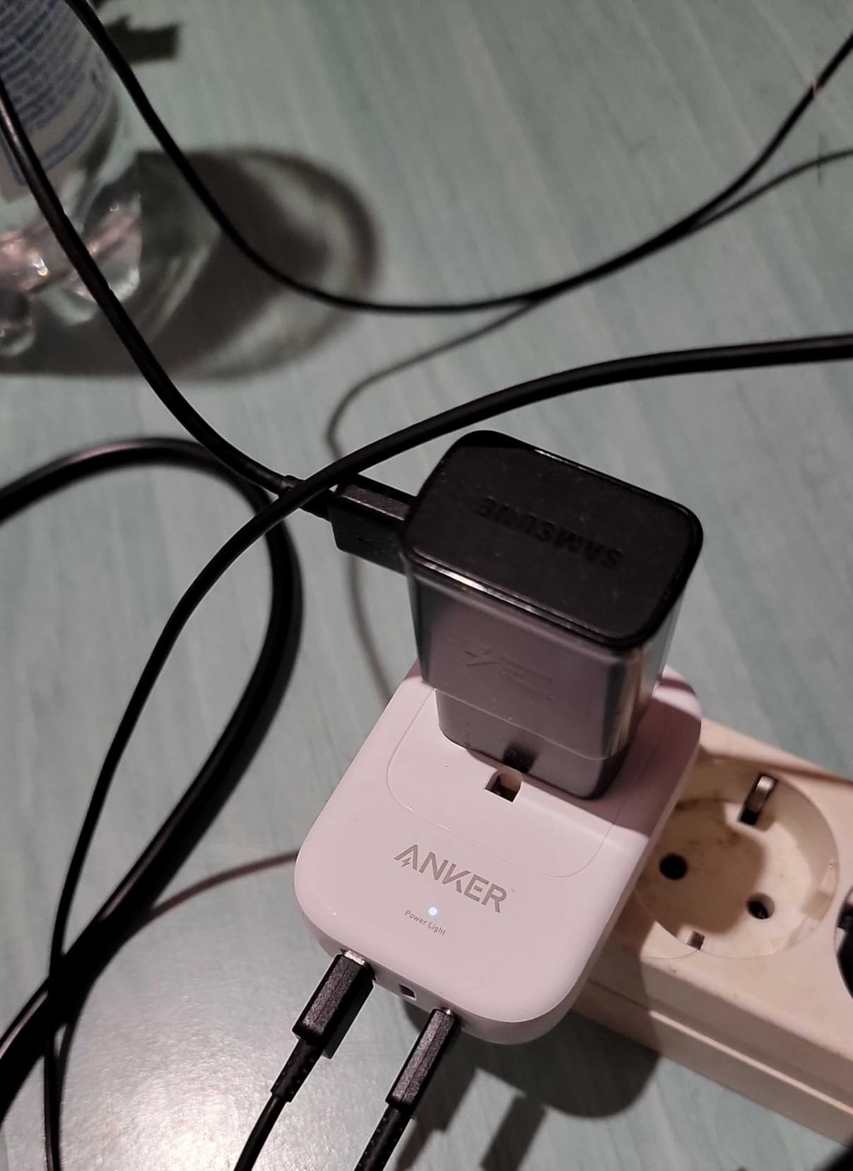 Anker Travel Adapter, European Travel Plug Adapter, US to Europe 15W, International Travel Essentials, 2 AC, 1 USB A, 2 USB C, Compact Type E/F for iPhone, iPad, TUV Listed customer photo 2
