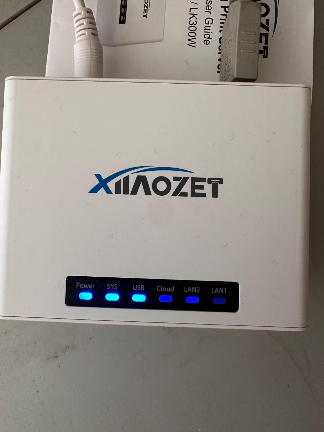 LK100W Wireless Print Server, USB 2.0 Printer Sharing | Convert USB printers to network printers via Ethernet or WiFi; share one printer with multiple computers customer photo 1