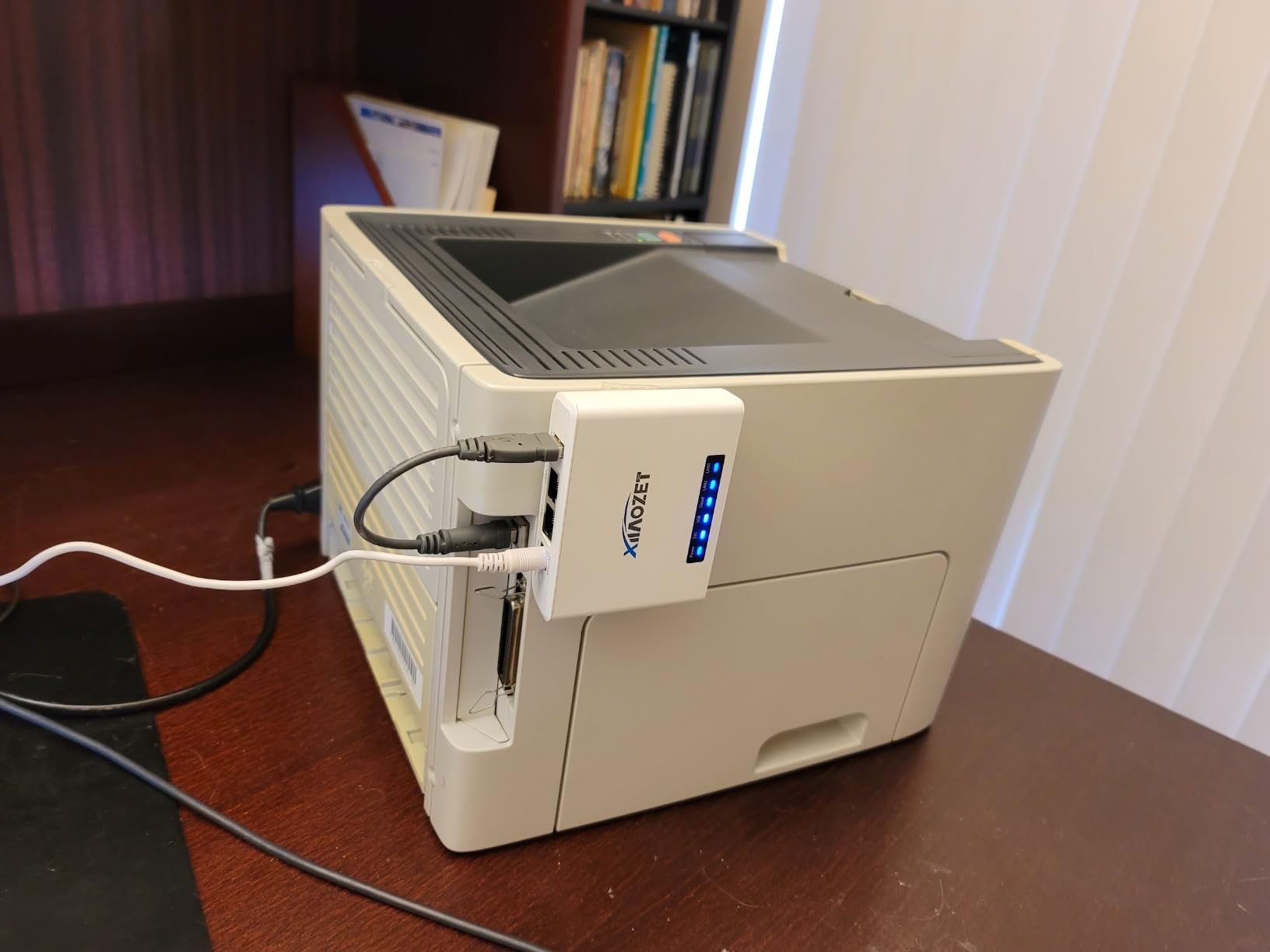 Wireless Print Server to Share 3 USB Printers Over Local Network | Easy Setup, Support Ethernet WiFi, Compatible with All RAW-Supported Printers LK300W customer photo 2