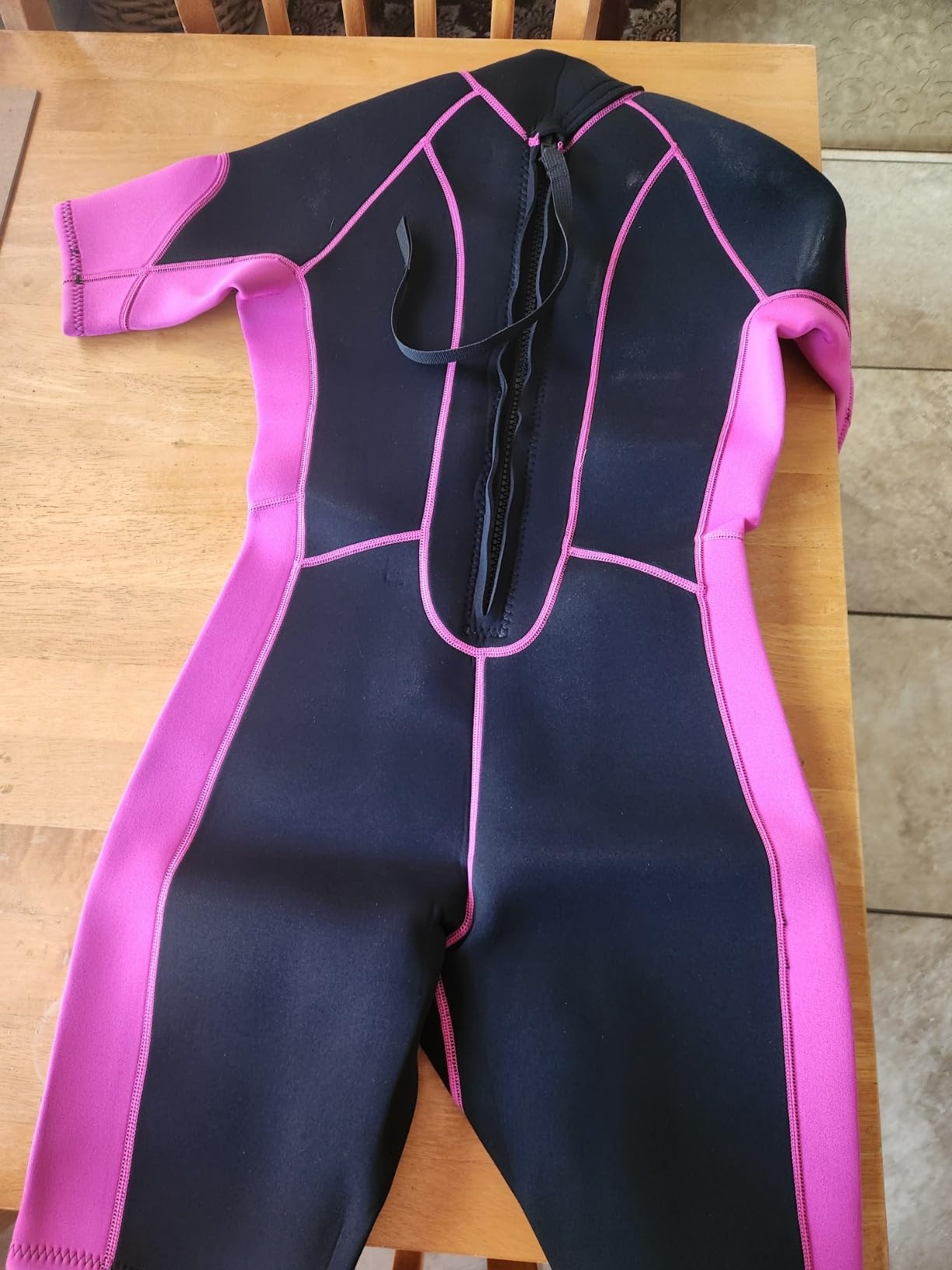 3mm Shorty Wetsuit for Women - Neoprene Dive Skin Front Back Zip Scuba Diving Suit for Cold Water Snorkeling Surfing Swimming customer photo 1