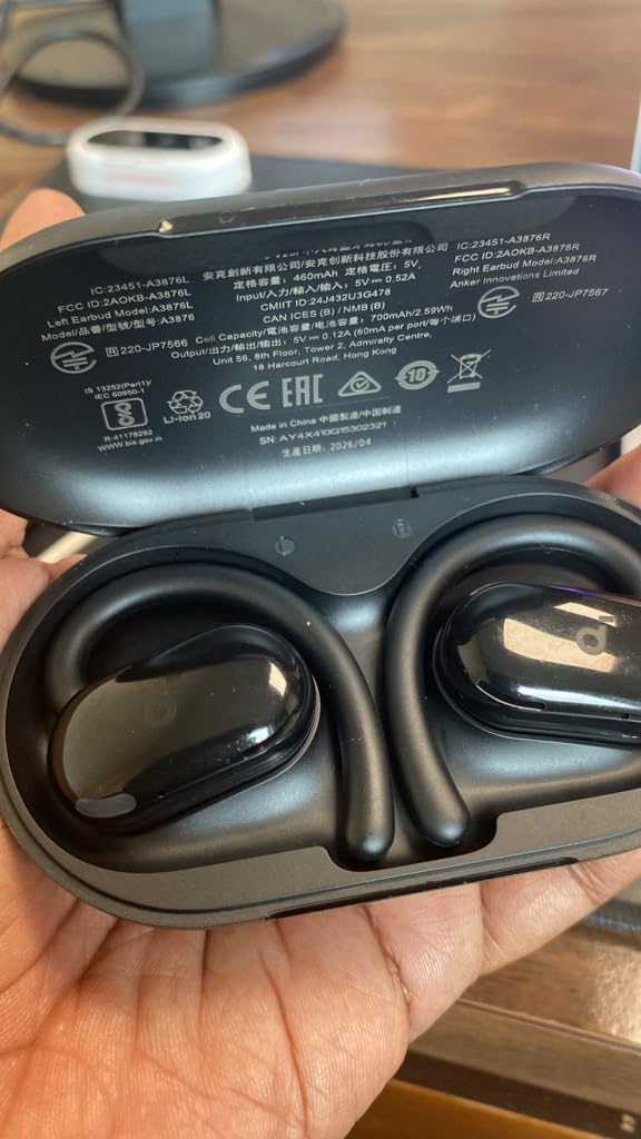 Soundcore V20i by Anker Open Ear Earbuds, Open Ear Headphones True Wireless customer photo 2