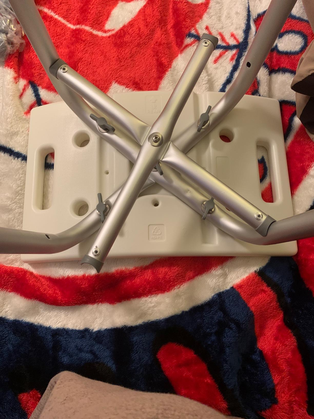 Dr Kays Shower Chair for Inside Shower Bench for Bathtub 350lb Support customer photo 2