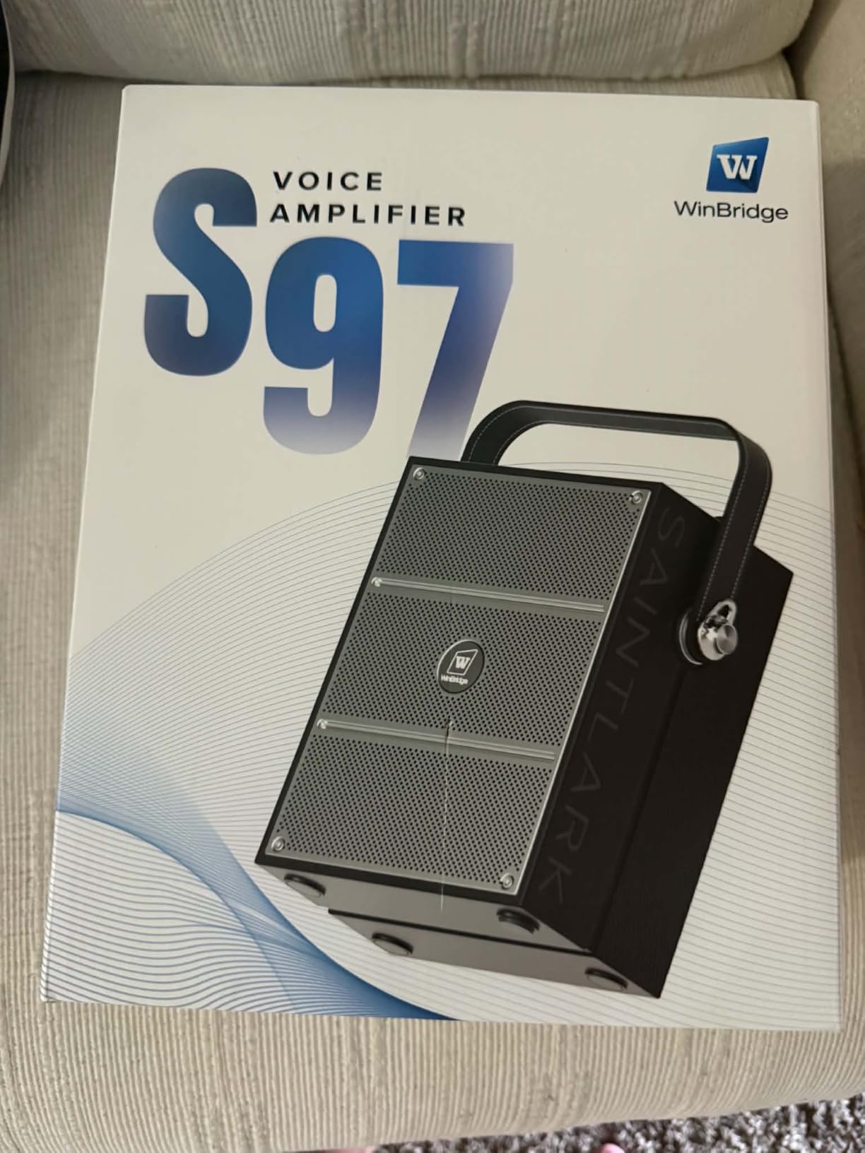 WinBridge S97 60W Powerful Voice Amplifier with Dual Wireless Microphones | Speaker Mic Set, PA System for Teachers, Karaoke & Event, Guitar Input, 4 Sound Effects, Bluetooth Audio/USB/TF/AUX Playback customer photo 2