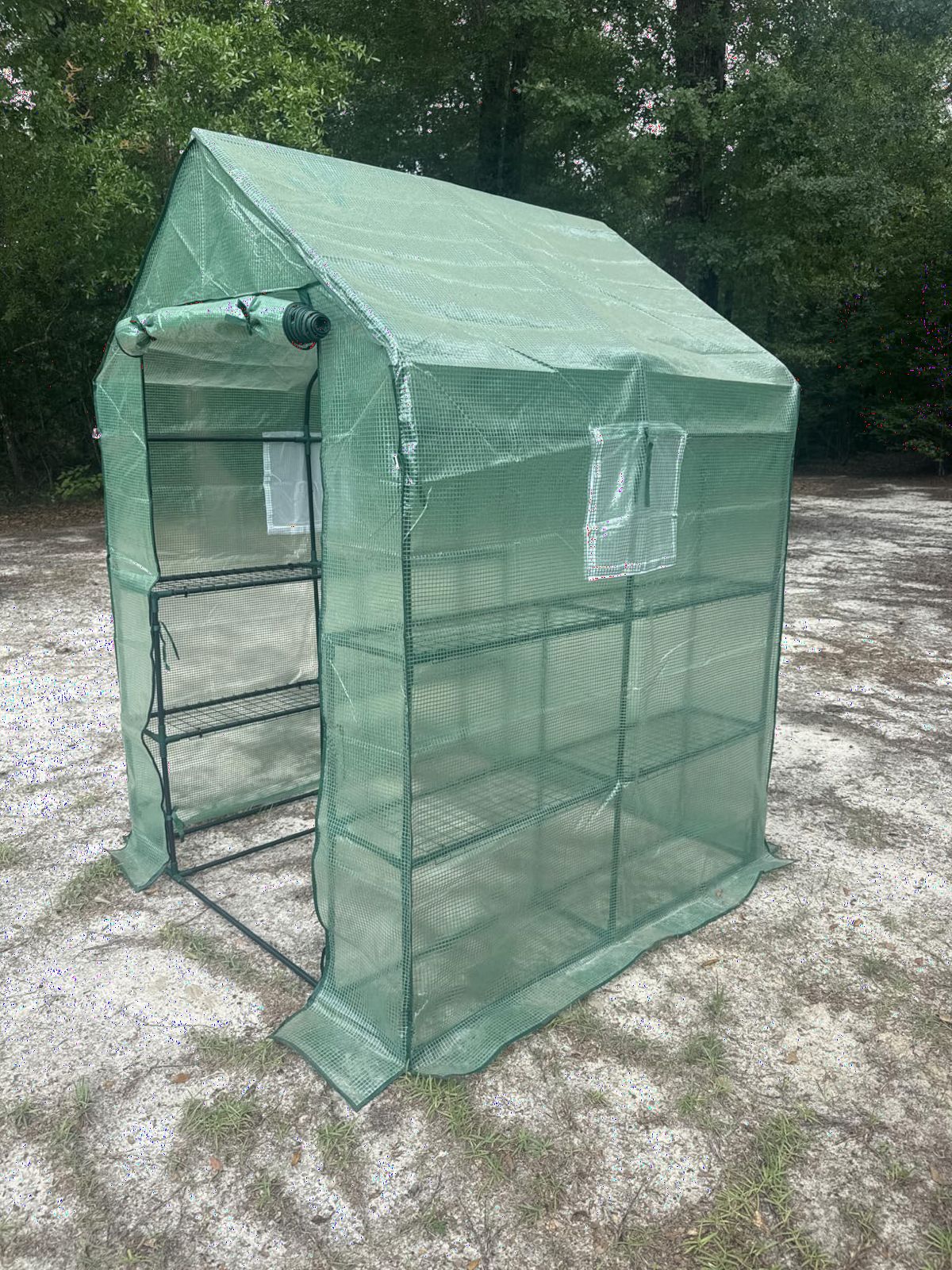 SPECILITE 56×56×78Inch Walk-in Greenhouse for Outdoors Garden Plant, Green customer photo 2