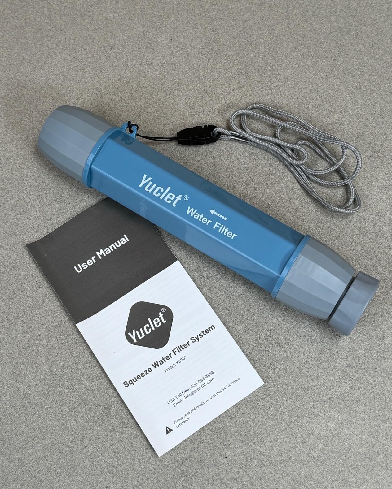 Yuclet Gravity Water Filter System w/ 2-Gal Bag & 0.1-Micron Filter Straw | Gravity-Fed Water Filtration System Water Purifier Survival for Camping, Backpacking, Hiking & Emergency Preparedness customer photo 1