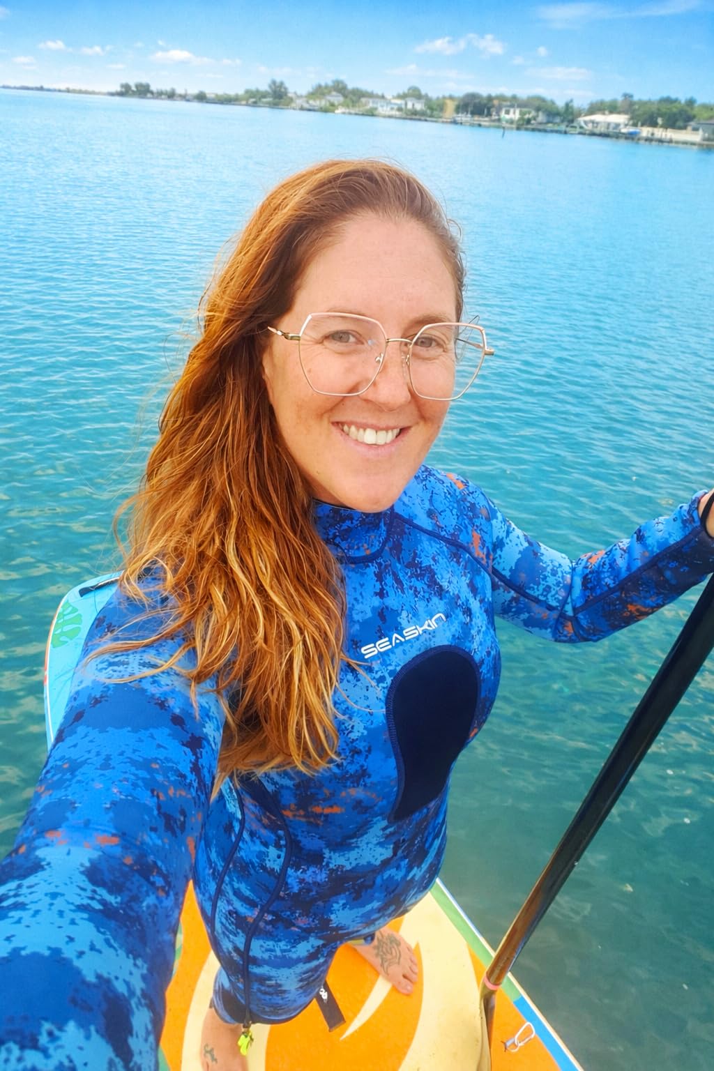 Seaskin Spearfishing Wetsuit for Womens, 1.5mm 3mm Neoprene Diving Suits | Full Body Wet Suits for Water Sports customer photo 2