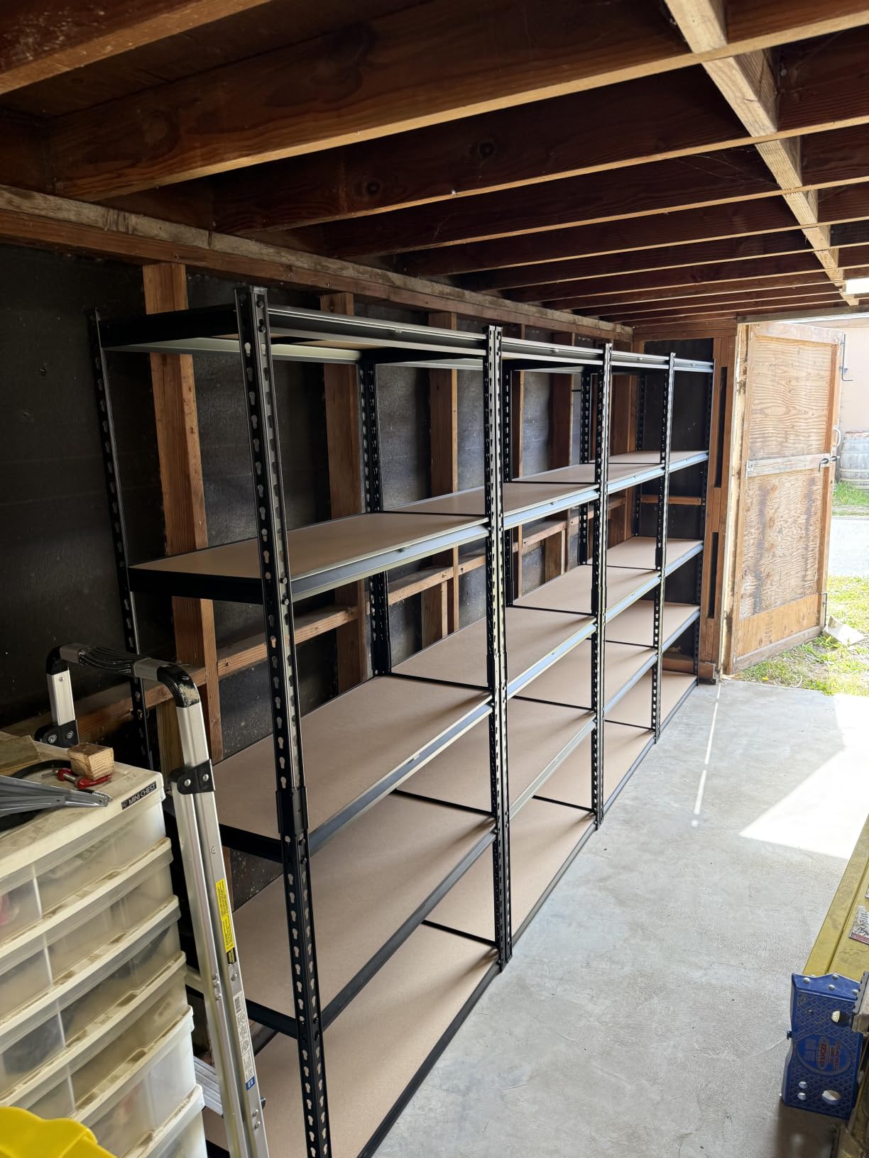 reibii 2 Pack Garage Shelving, 2400LBS Each, Heavy Duty Storage Shelves | For Basement Pantry Workshop, 36