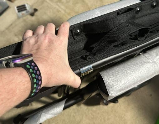 Vive Mobility Bariatric Transport Wheelchair for Adults - Supports 450lbs - Foldable, Heavy Duty Travel Wheel Chair - Portable, Transfer Aid with Swing Away Footrests & 22 Inch Wide Seat customer photo 2
