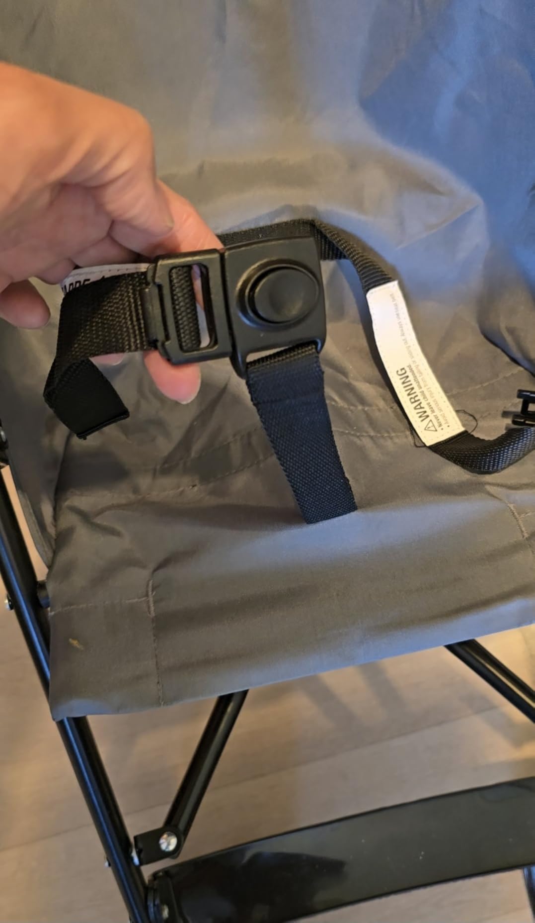 Dream On Me Aero Travel Umbrella Stroller, One-Hand Quick Fold, 3-Point Safety Harness, Dual Brakes, Adjustable Removable Canopy, Lightweight Compact & Space-Saving, for 6 to 36 Months - Grey customer photo 1
