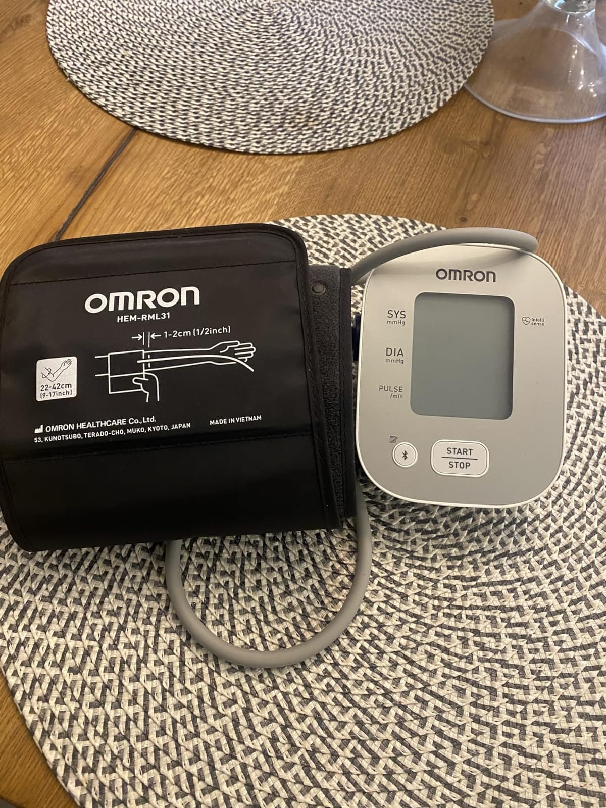 OMRON Bronze Blood Pressure Monitor & Upper Arm Blood Pressure Cuff | For Home Use - Clinically Validated - Connect App customer photo 1