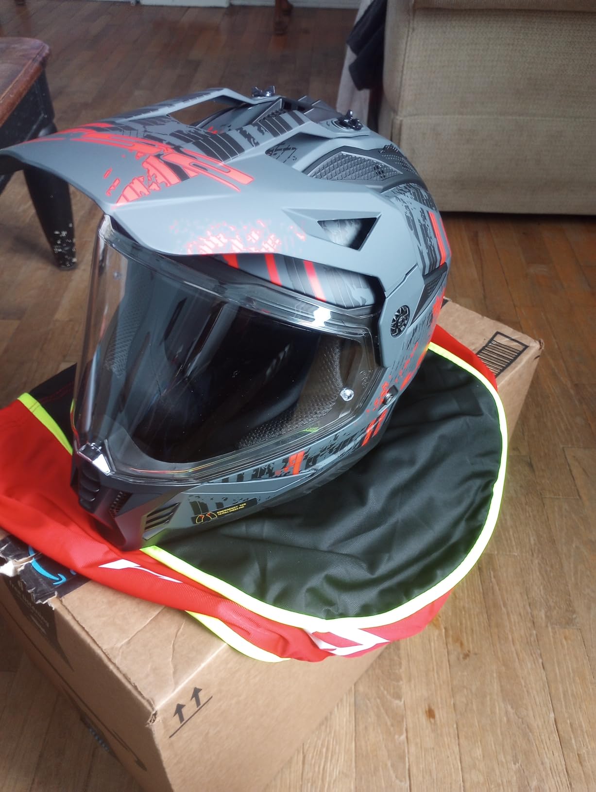 LS2 Helmets Blaze II Adventure Motorcycle Helmet W/SunShield customer photo 1