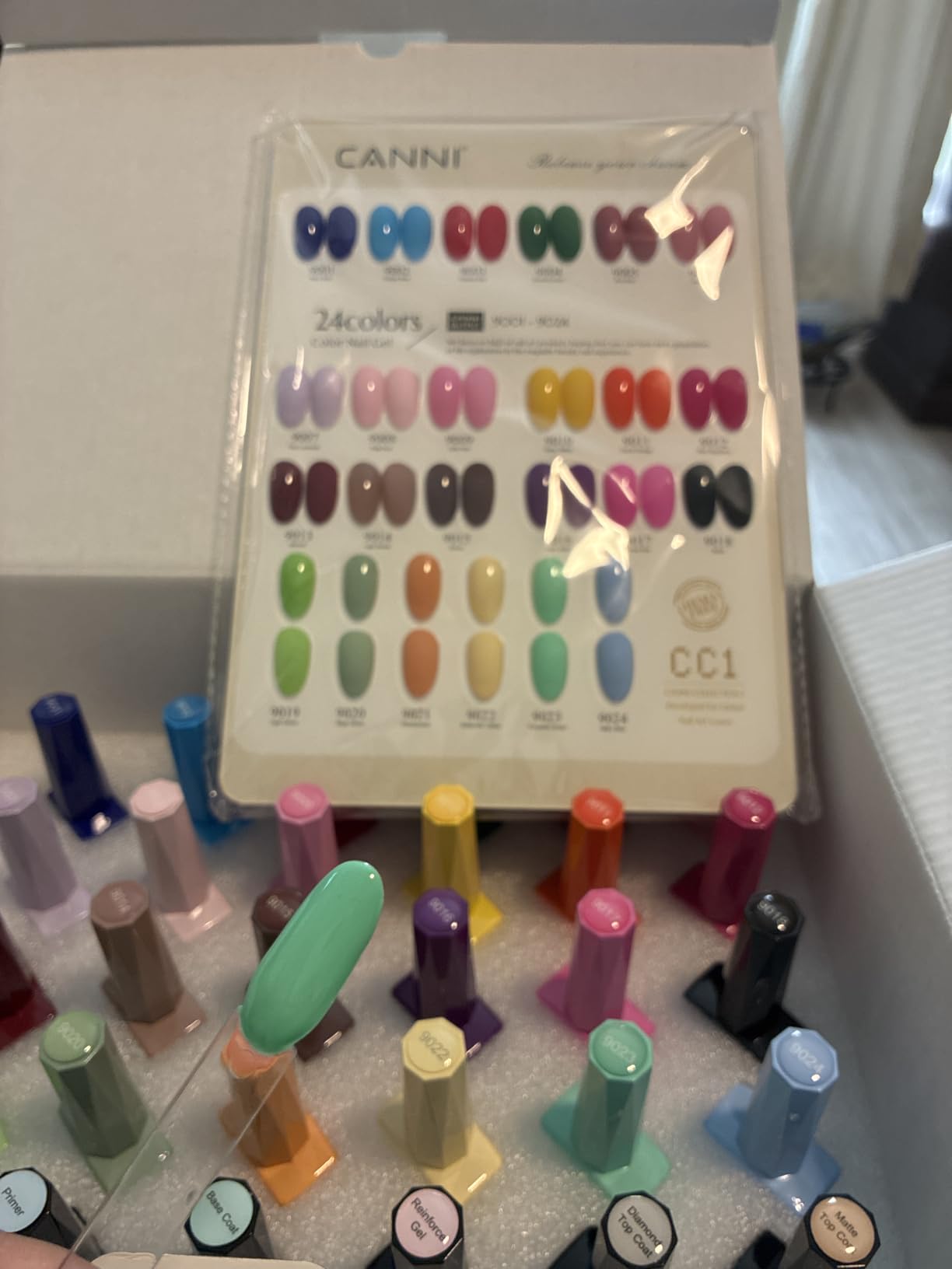 CANNI CF1 Gel Nail Polish Set, 30 Pcs Jelly Pink Gel Polish Soak Off LED customer photo 1