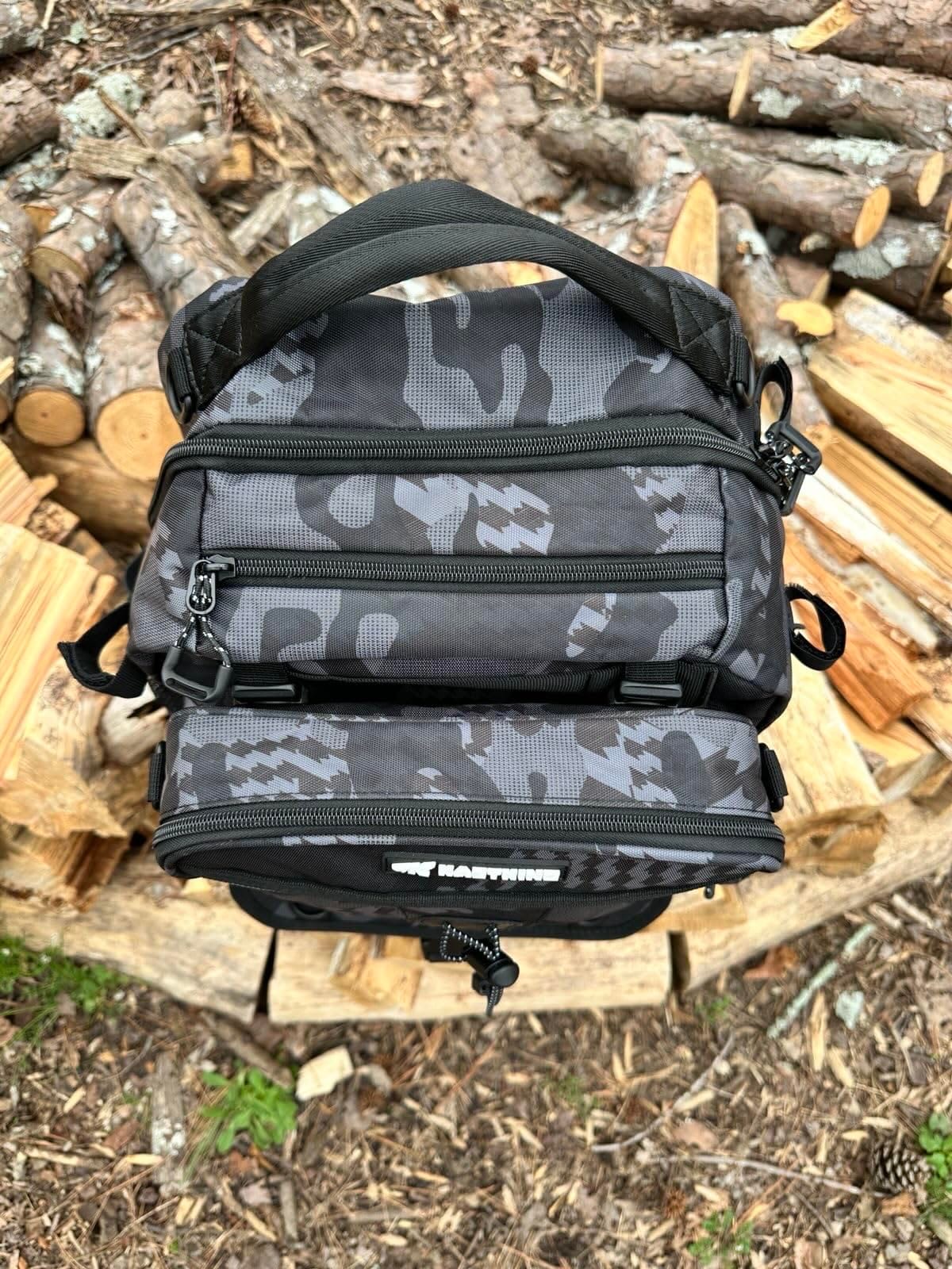 KastKing BaitSpace Fishing Tackle Backpack with Removable Bait Binder, 2 Rod Holders, 50L Capacity Tackle Backpack, Water-Resistant Fishing Bag, Gift for Men customer photo 1