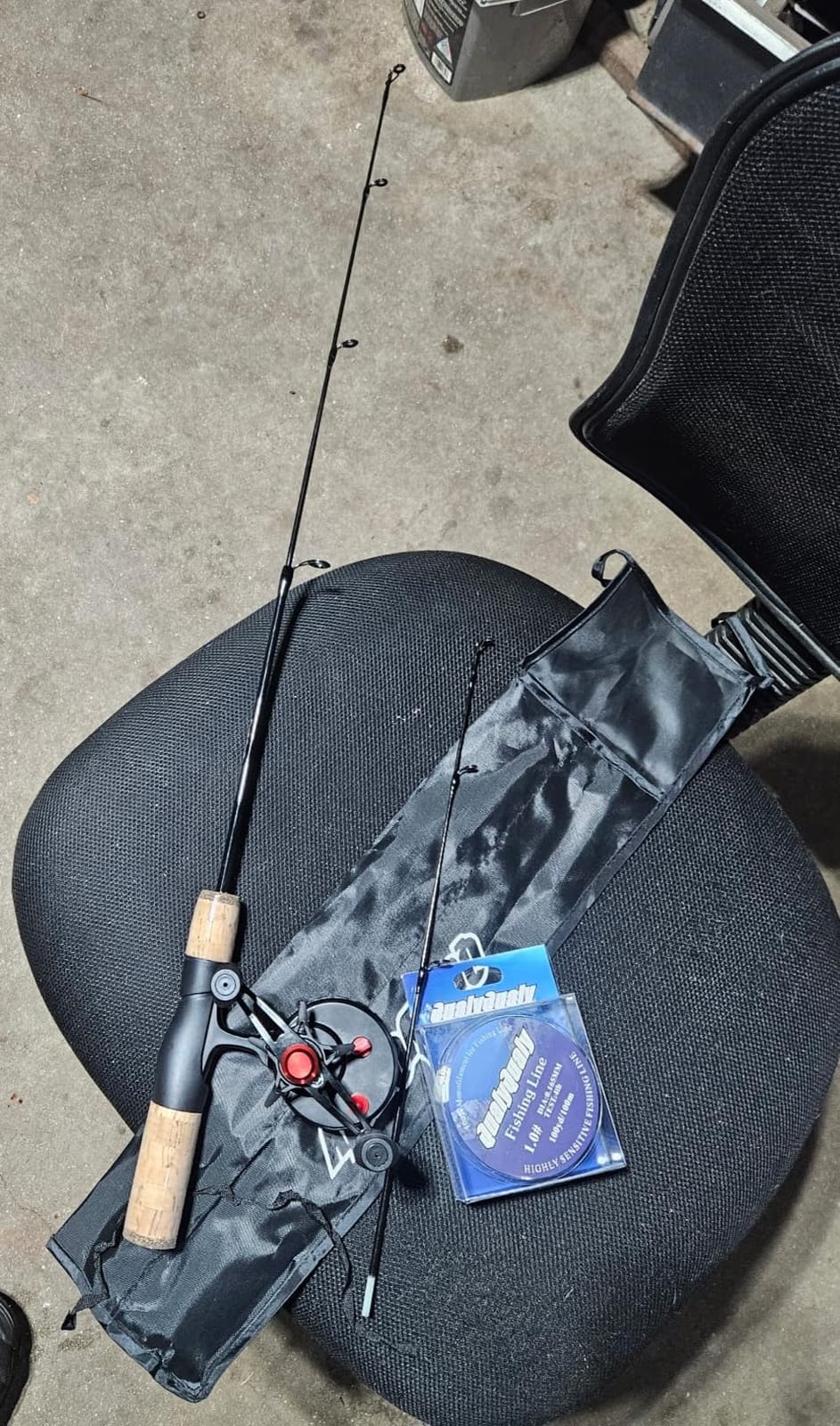 QualyQualy Ice Fishing Rod and Reel Combo 24-28 inch M/ML Inline Ice Fishing Combos customer photo 1
