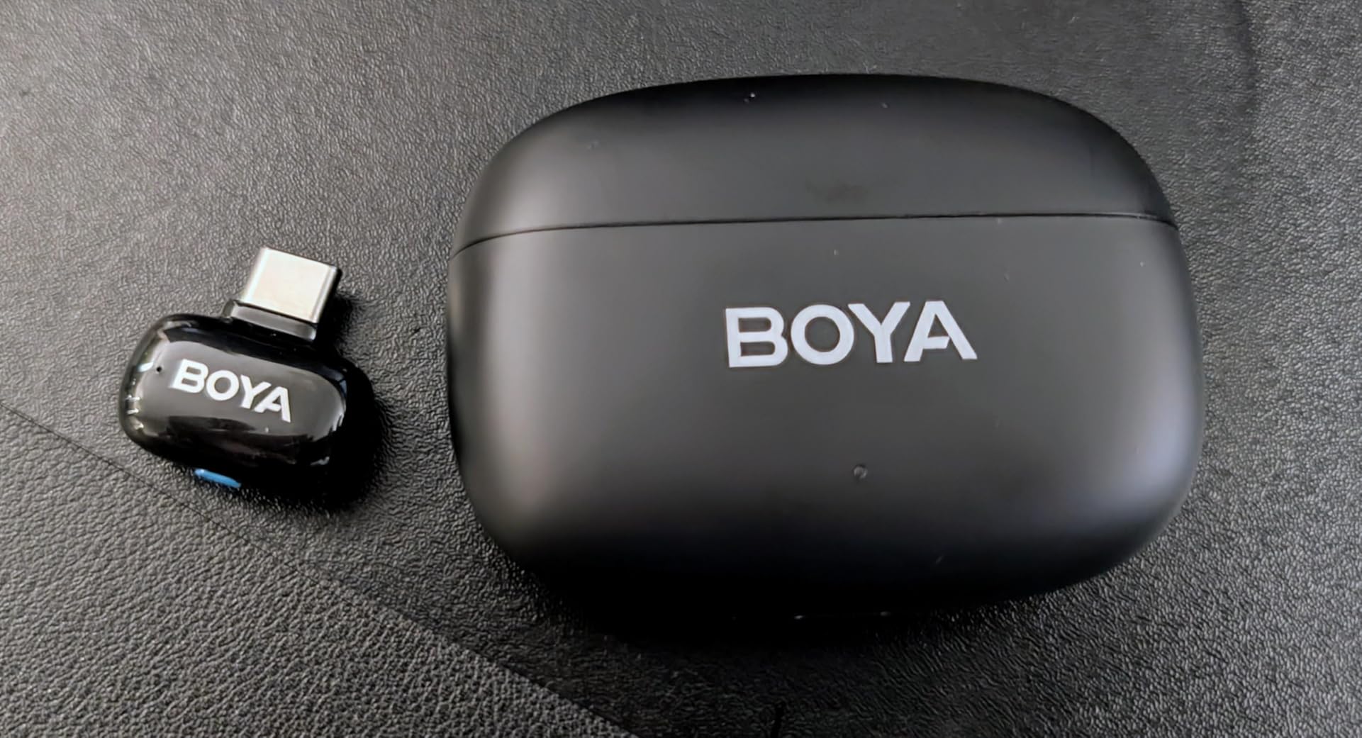 BOYA mini 2 Wireless Lavalier Microphone for iPhone 15/16/17 & Android, AI Noise Cancellation, App Control, 30H Battery Life with Charging Case for Vlogging Interviews and Content Creation customer photo 1