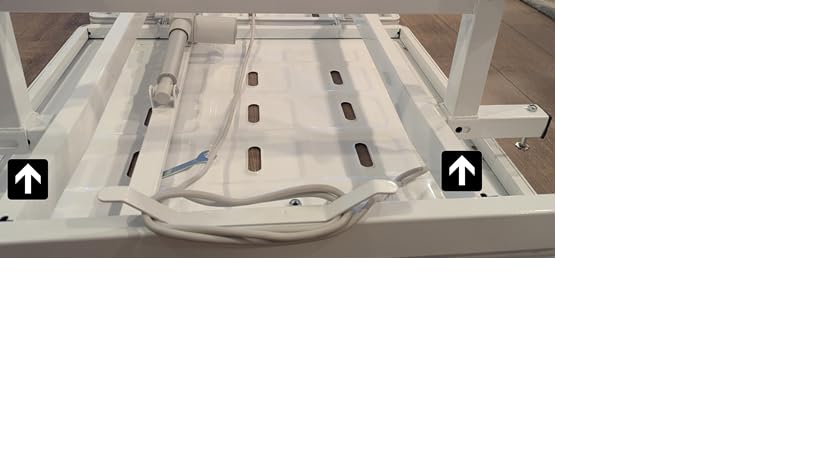Real Relax Premium 2 Function Full Electric Hospital Bed, ICU Electric Medical Bed with 4 inch Foam Mattress & IV Pole, Dining Table Board and 5 inch Locking Casters, 530LBS Loading customer photo 1