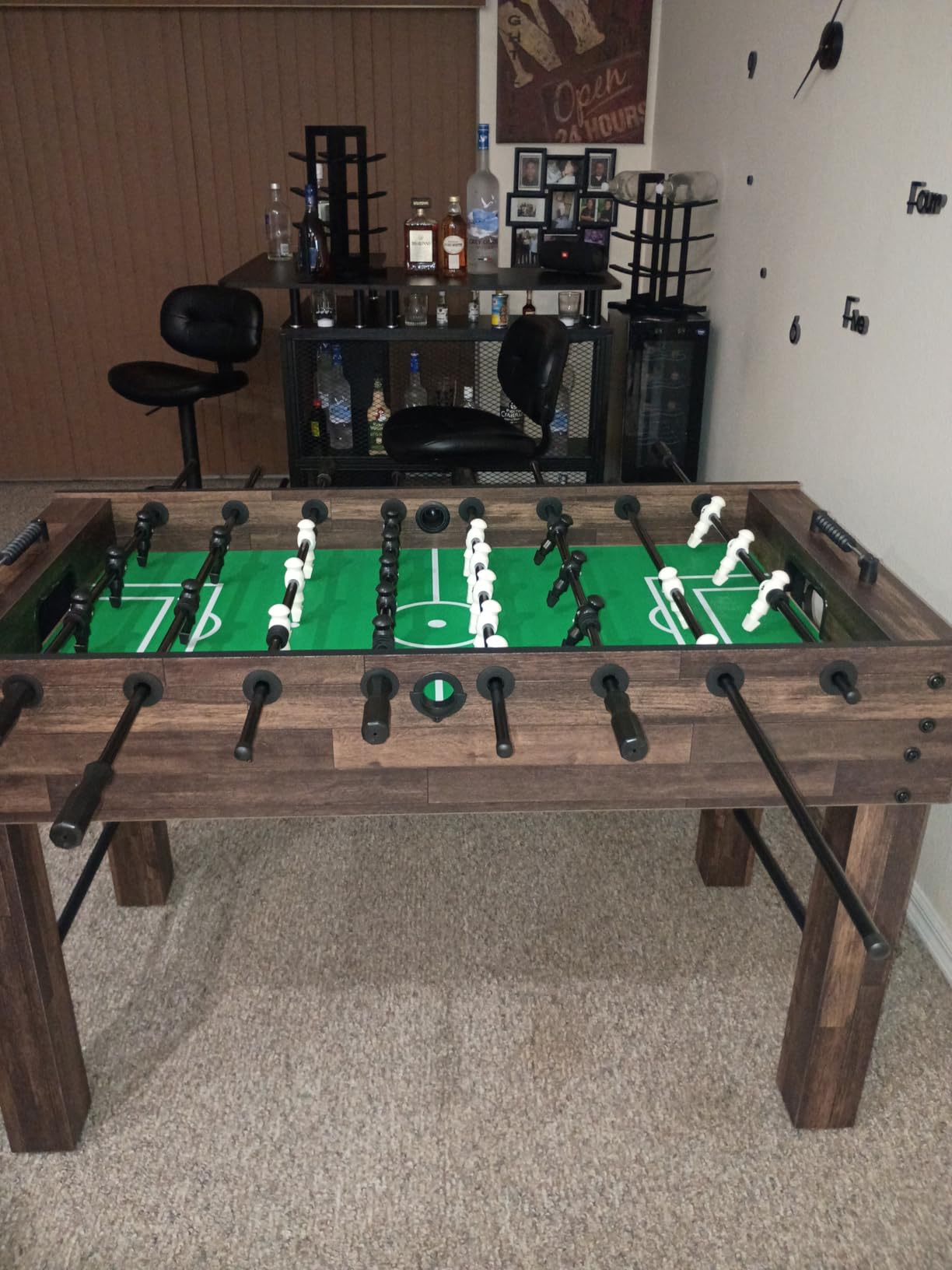Best Choice Products Full Size 54 Inch Regulation Foosball Table for Home, Game Room - Includes 2 Balls, 2 Cup Holders customer photo 1