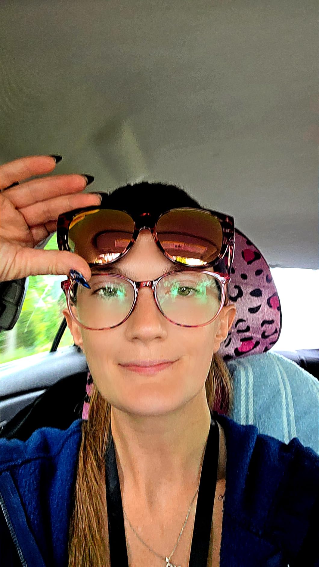 TJUTR Polarized Fit Over Sunglasses for Women, Trendy Sun Glasses Over Prescription Glasses UV400 Protection TS5779 customer photo 2