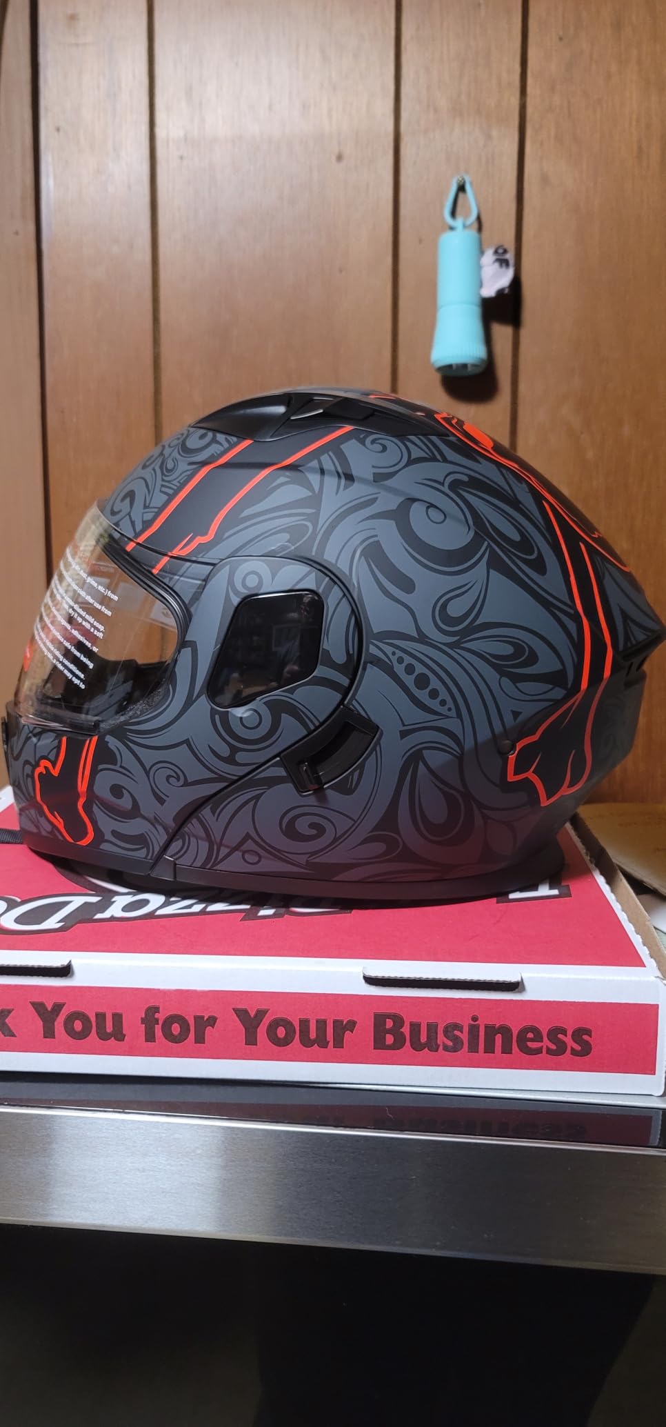 DOT Approved Full Face Modular Flip-Up Dual Visor Motorcycle Helmet for Adult Men Women, Lightweight ABS Shell & Ventilated, Street Bike ATV customer photo 1