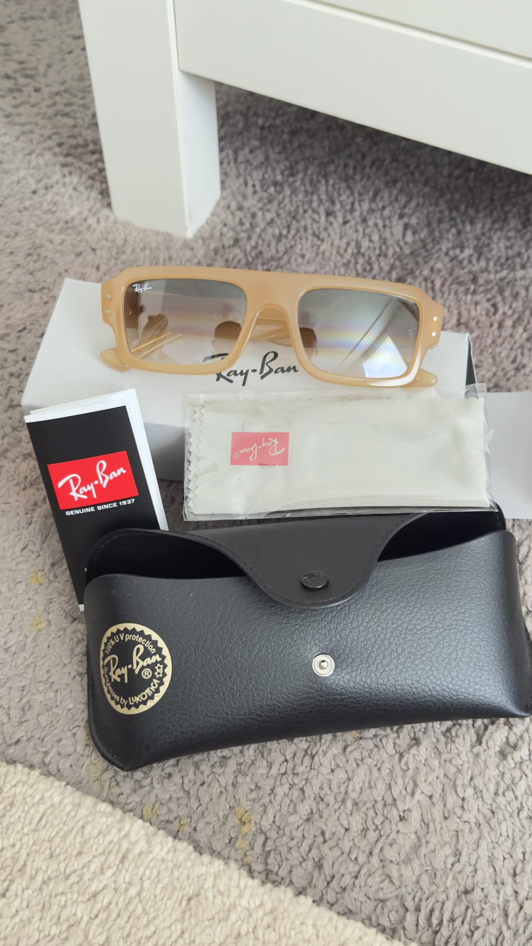 Unisex Rb4454 Lukas Rectangular Sunglasses customer photo 1